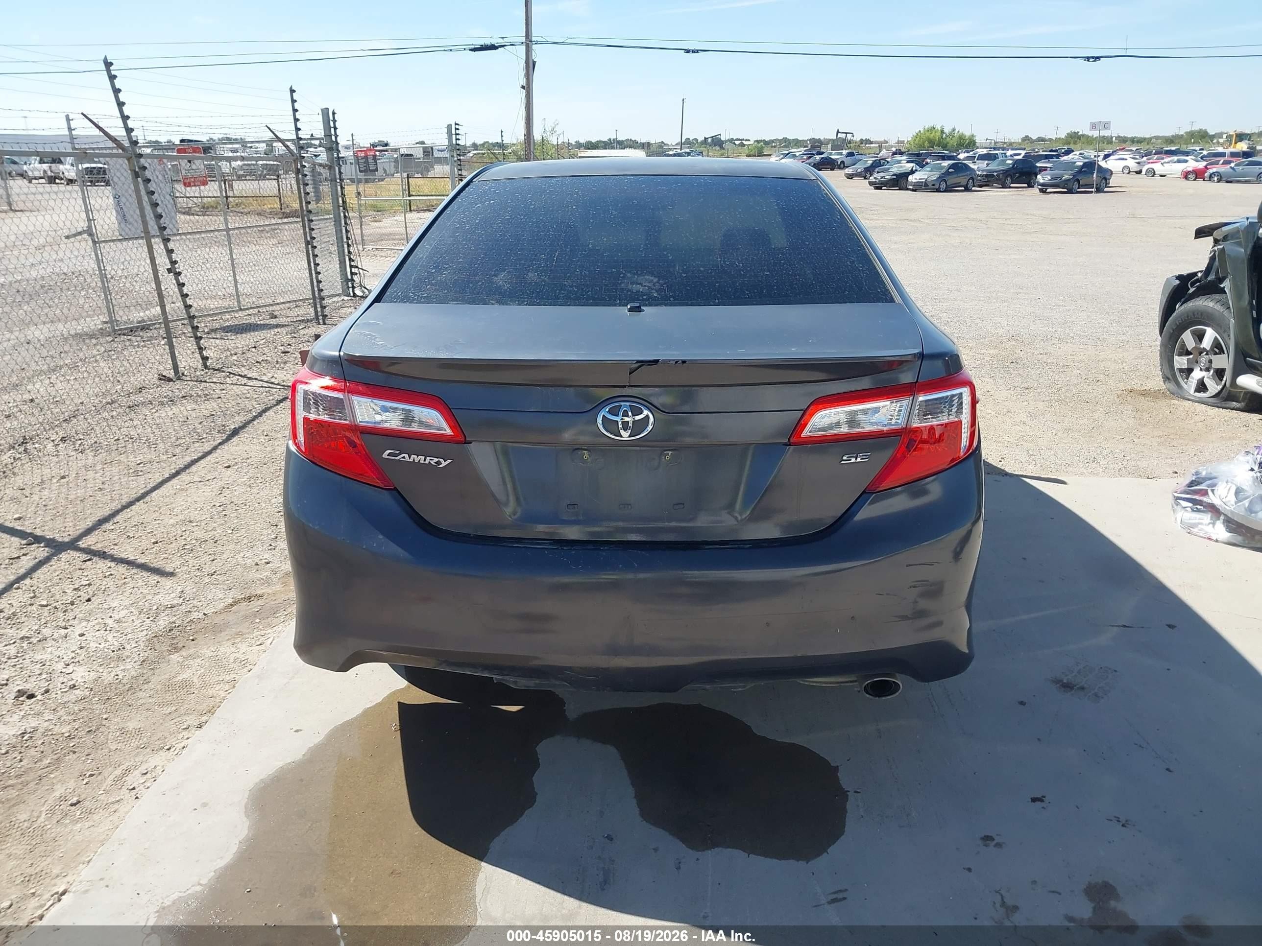 2014 Toyota Camry Se Sport Gray vin: 4T1BF1FK8EU333841