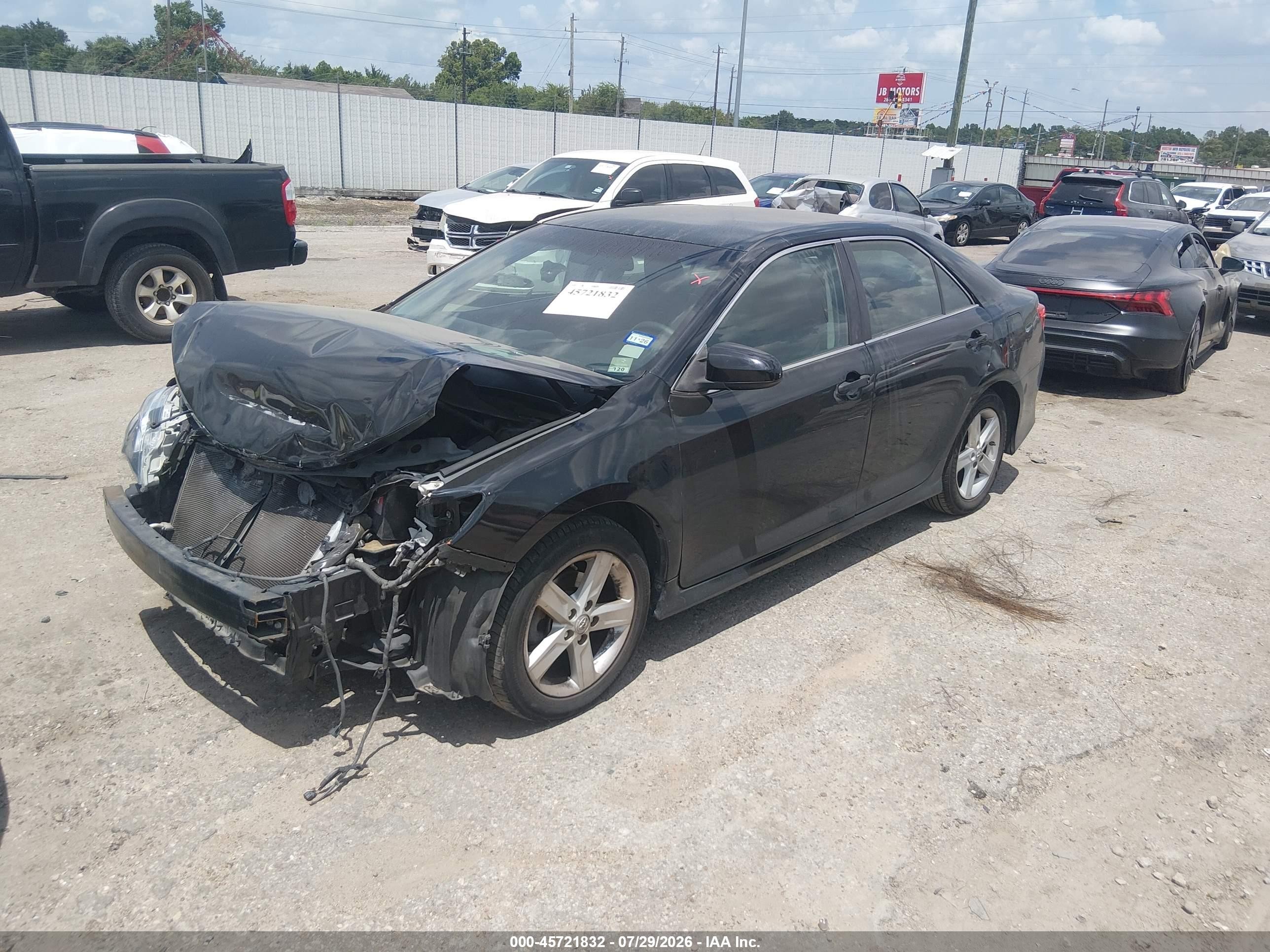 2014 Toyota Camry Se Black vin: 4T1BF1FK8EU335301