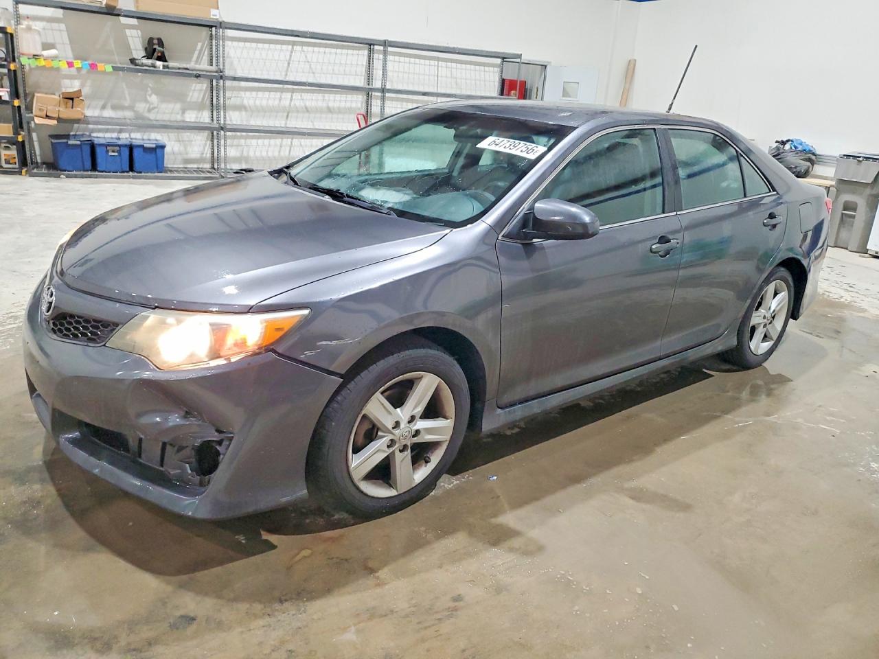 2014 Toyota Camry Se Gray vin: 4T1BF1FK8EU338893