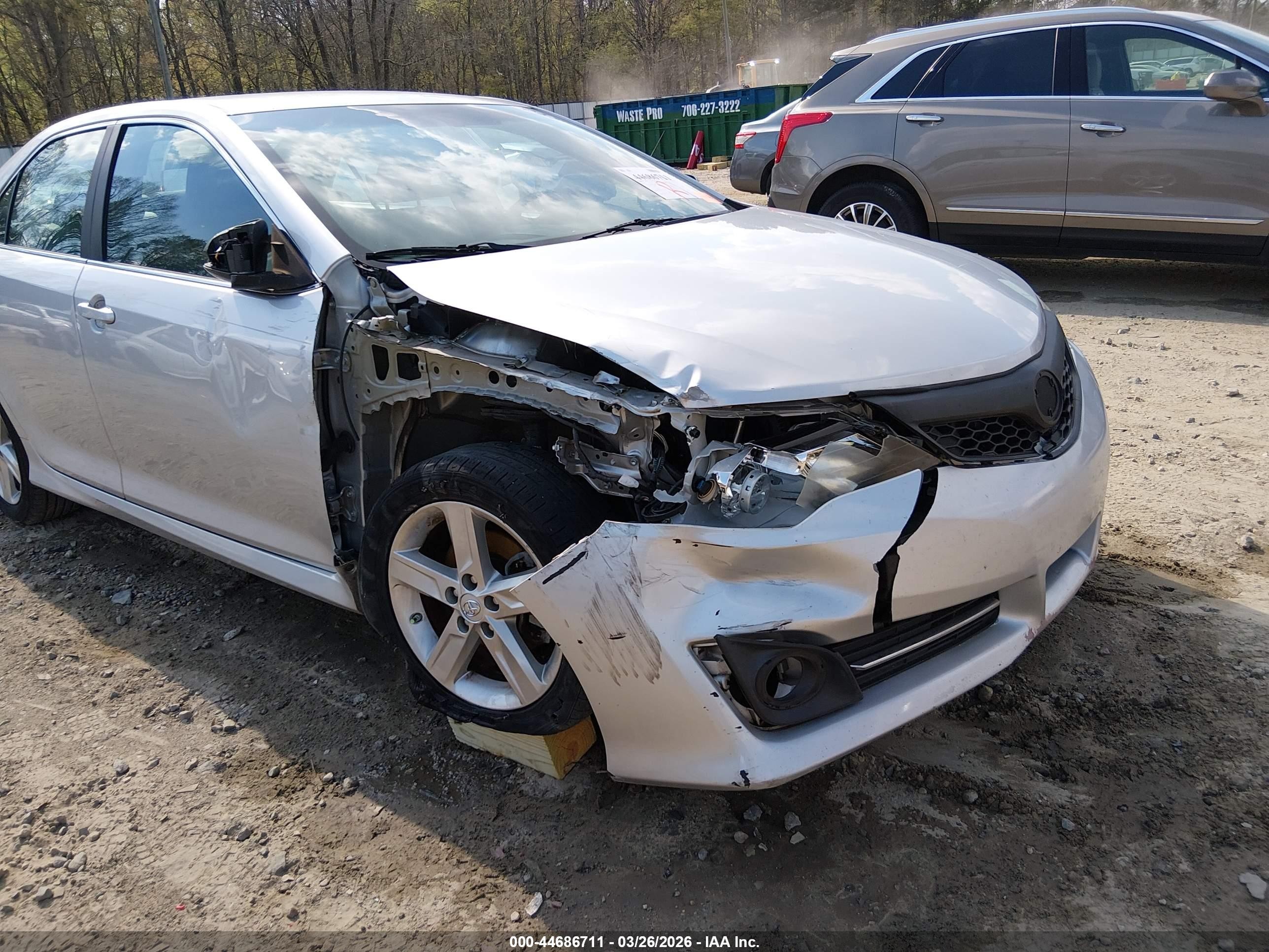 2014 Toyota Camry Se Silver vin: 4T1BF1FK8EU342071