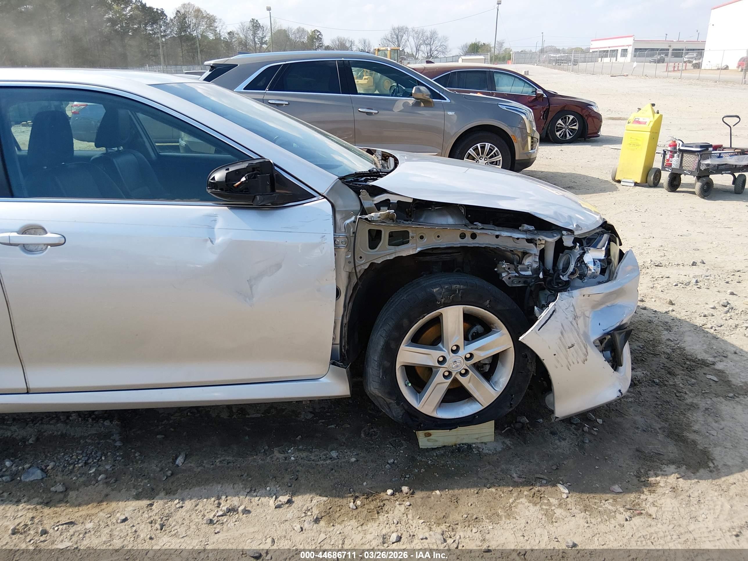2014 Toyota Camry Se Silver vin: 4T1BF1FK8EU342071