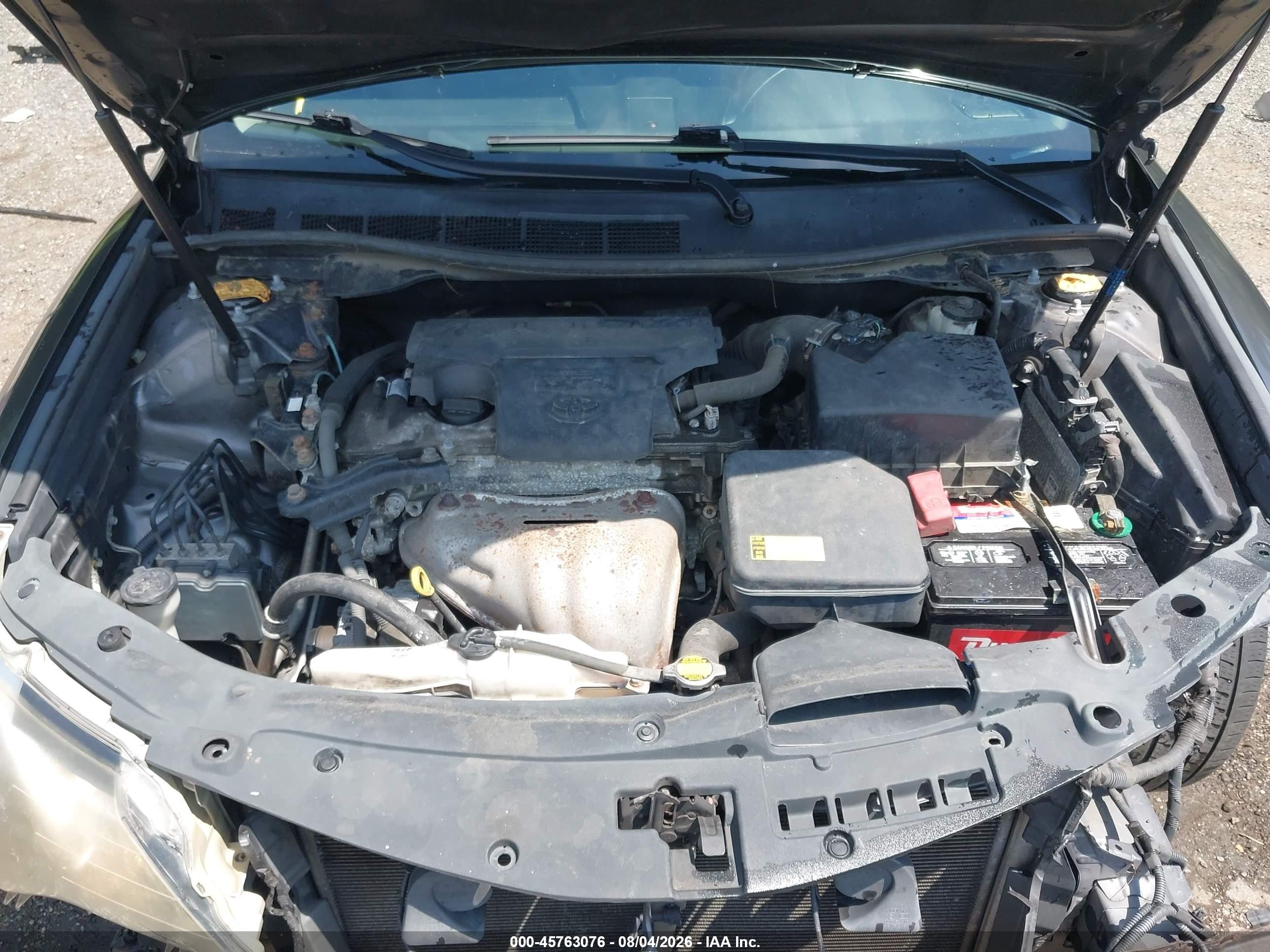 2014 Toyota Camry Se Gray vin: 4T1BF1FK8EU345858