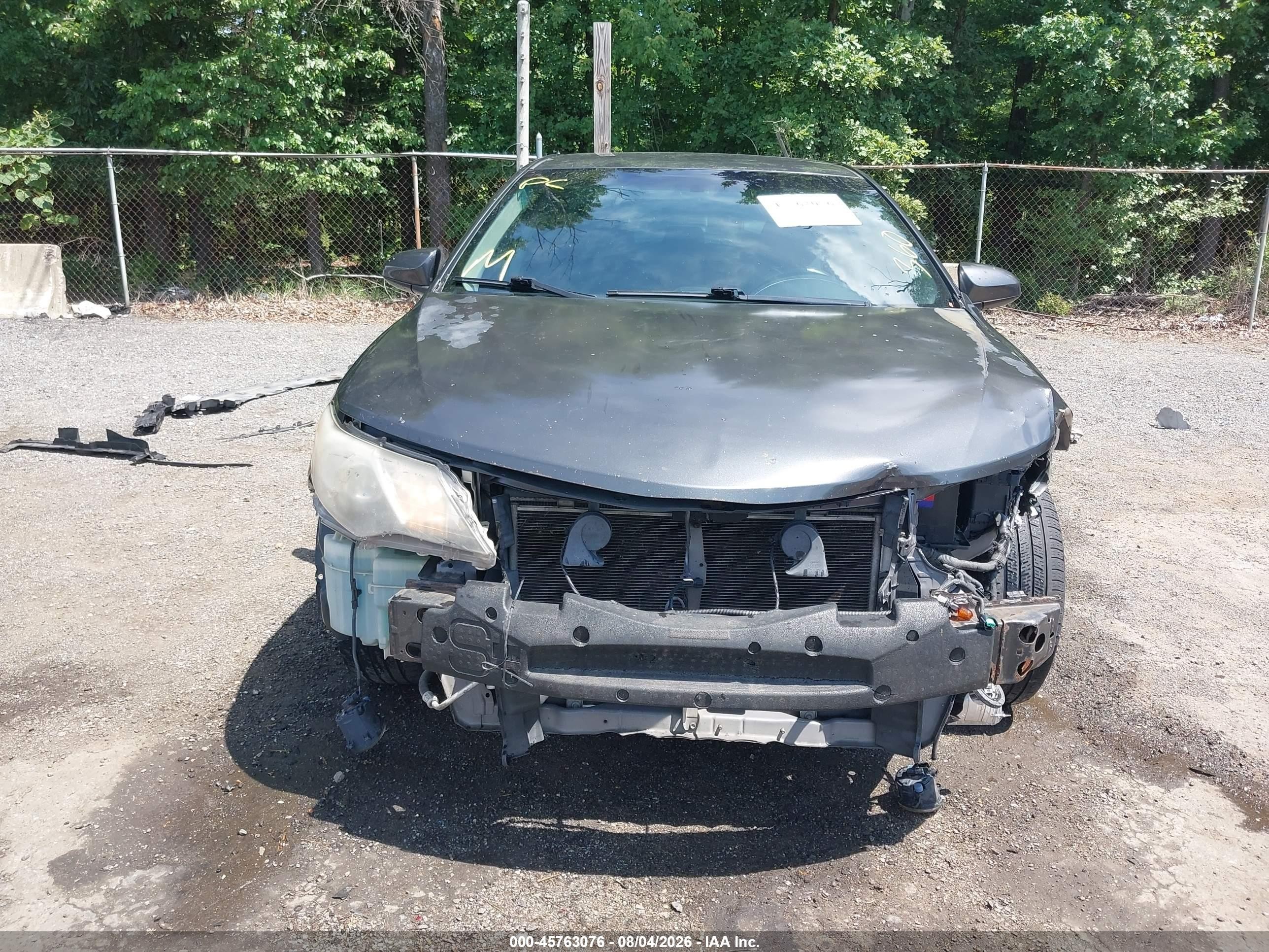2014 Toyota Camry Se Gray vin: 4T1BF1FK8EU345858