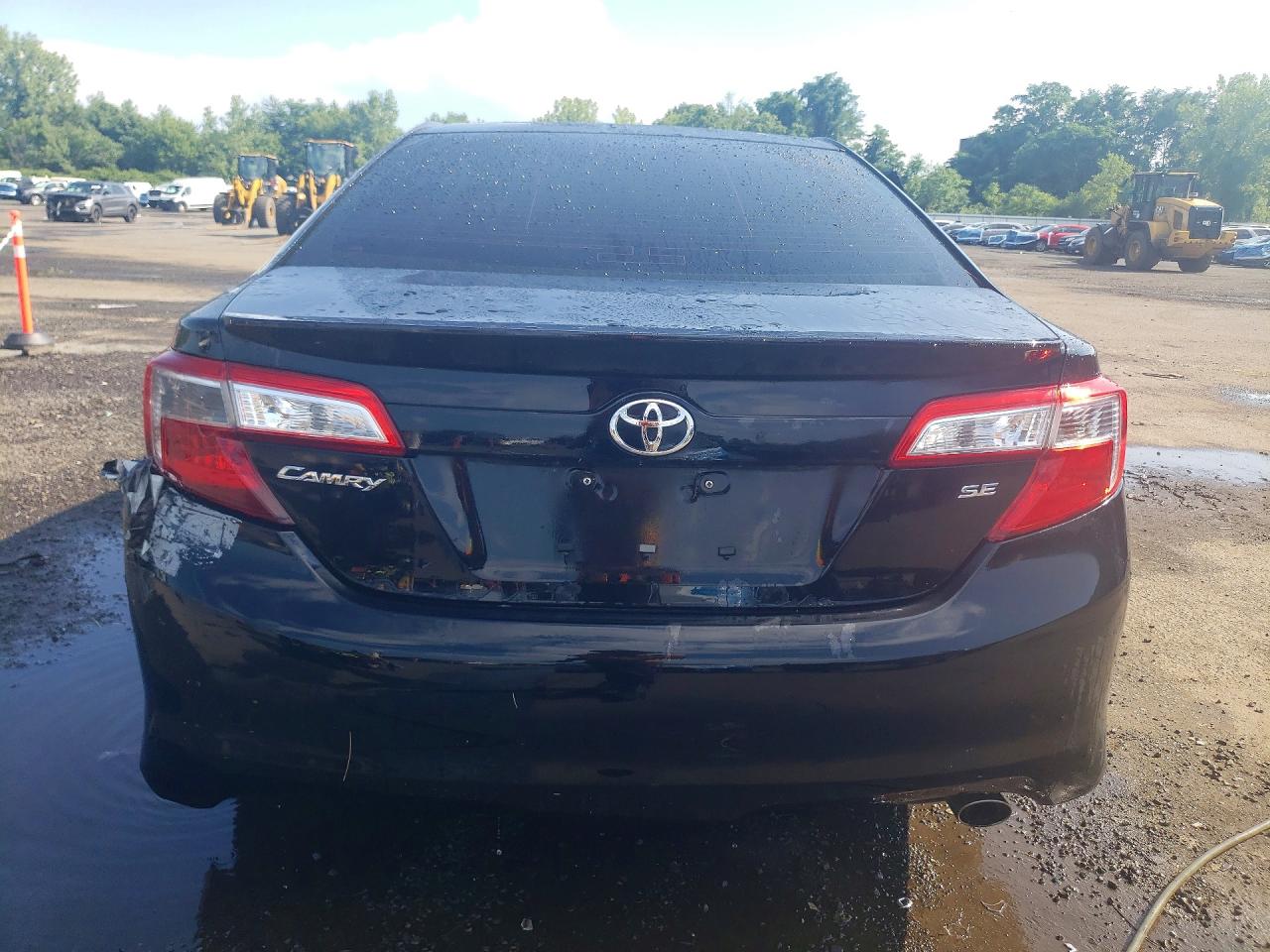 2014 Toyota Camry Se Black vin: 4T1BF1FK8EU347657