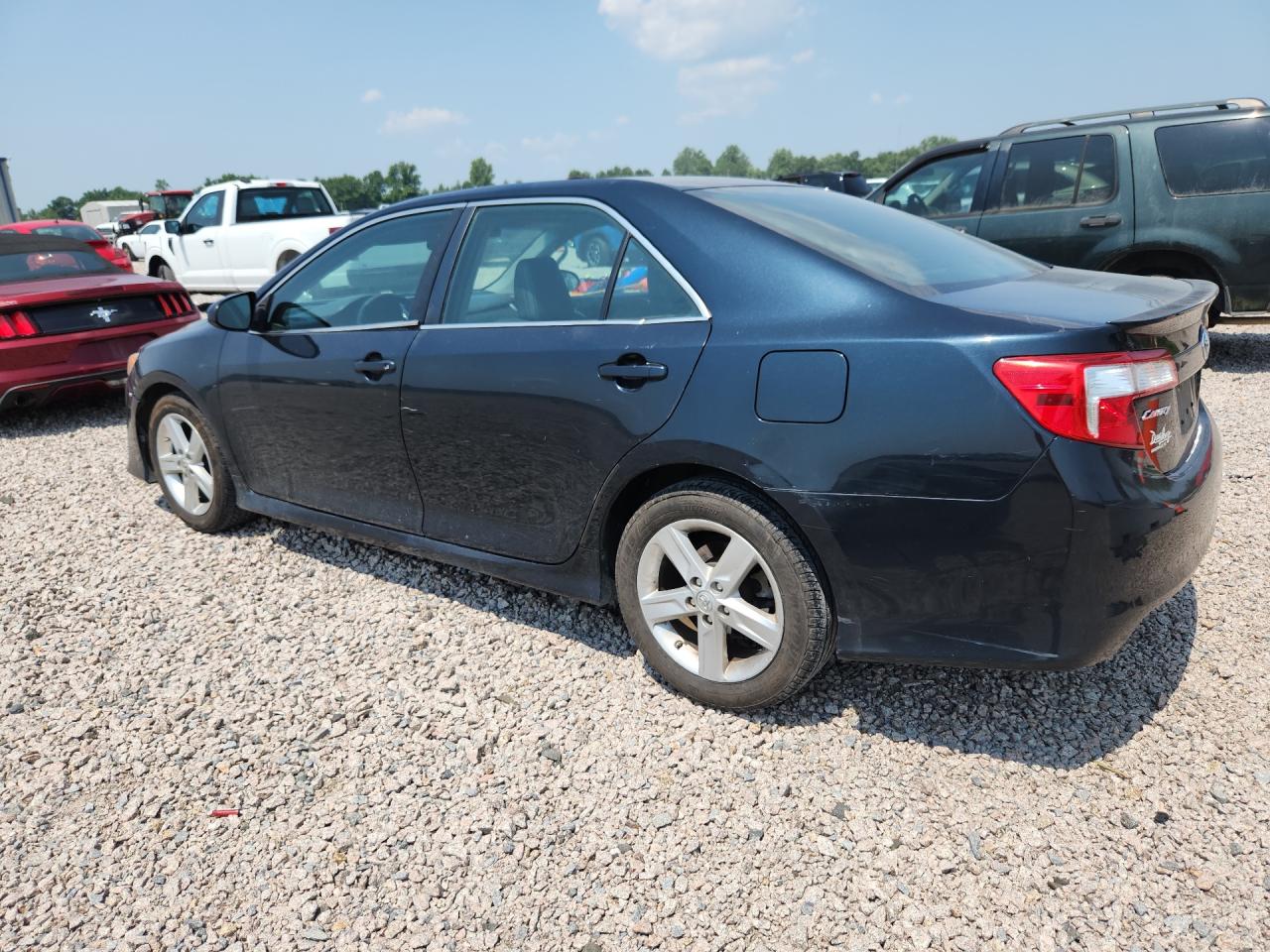 2014 Toyota Camry Se Синий vin: 4T1BF1FK8EU373868