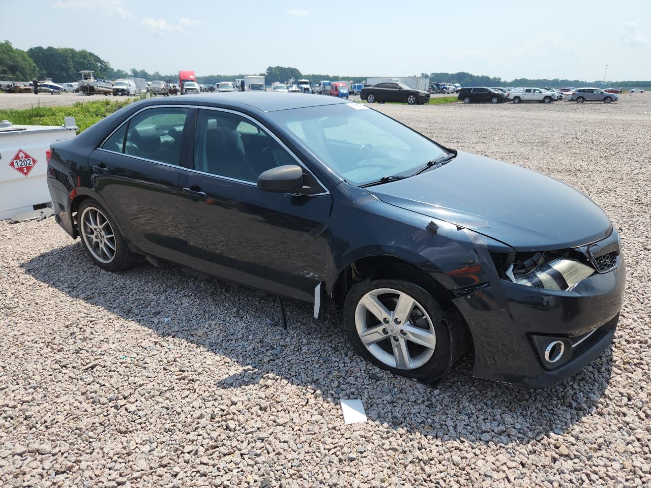 2014 Toyota Camry Se Синий vin: 4T1BF1FK8EU373868
