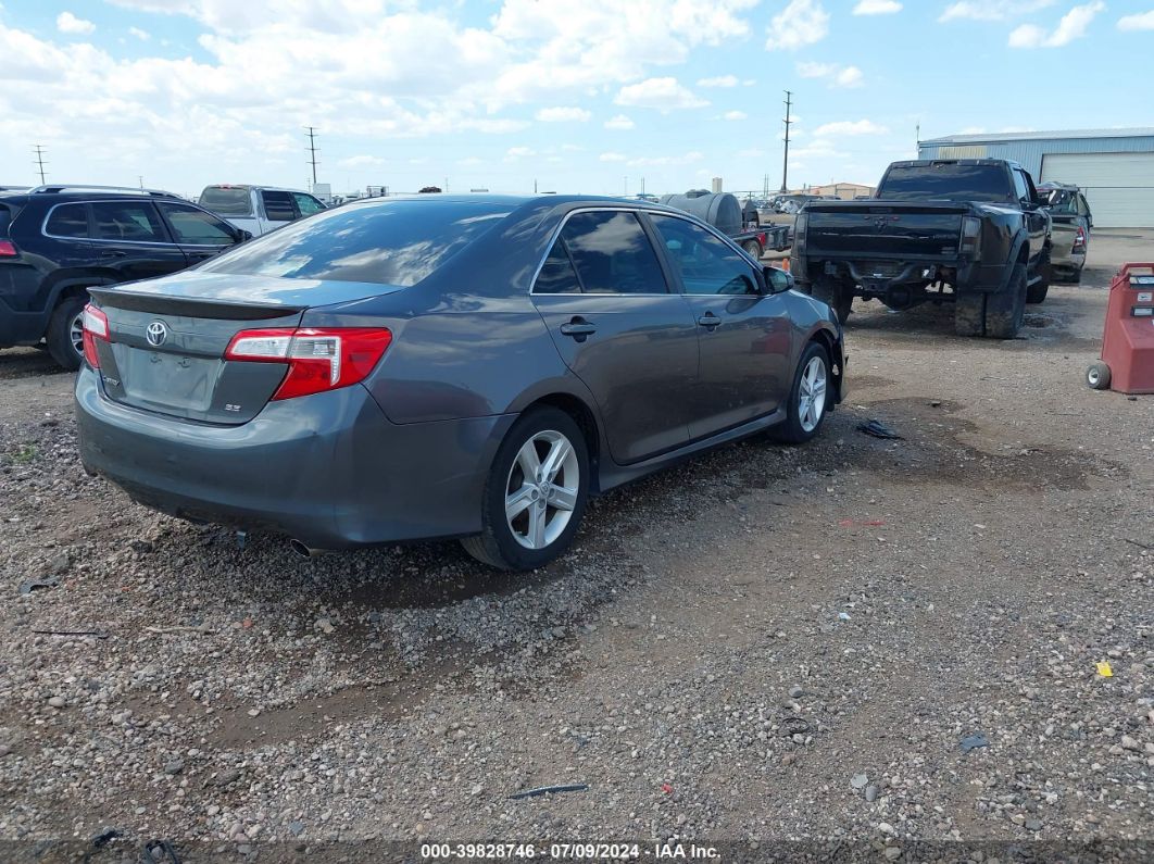 2014 Toyota Camry Se Gray vin: 4T1BF1FK8EU380805