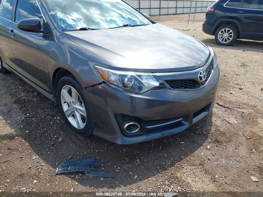 2014 Toyota Camry Se Gray vin: 4T1BF1FK8EU380805
