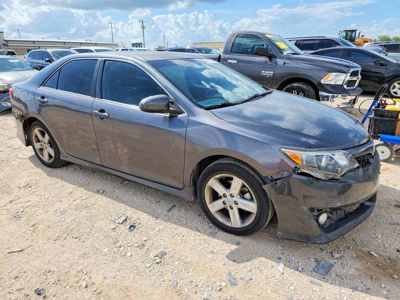 2014 Toyota Camry Se Gray vin: 4T1BF1FK8EU380805