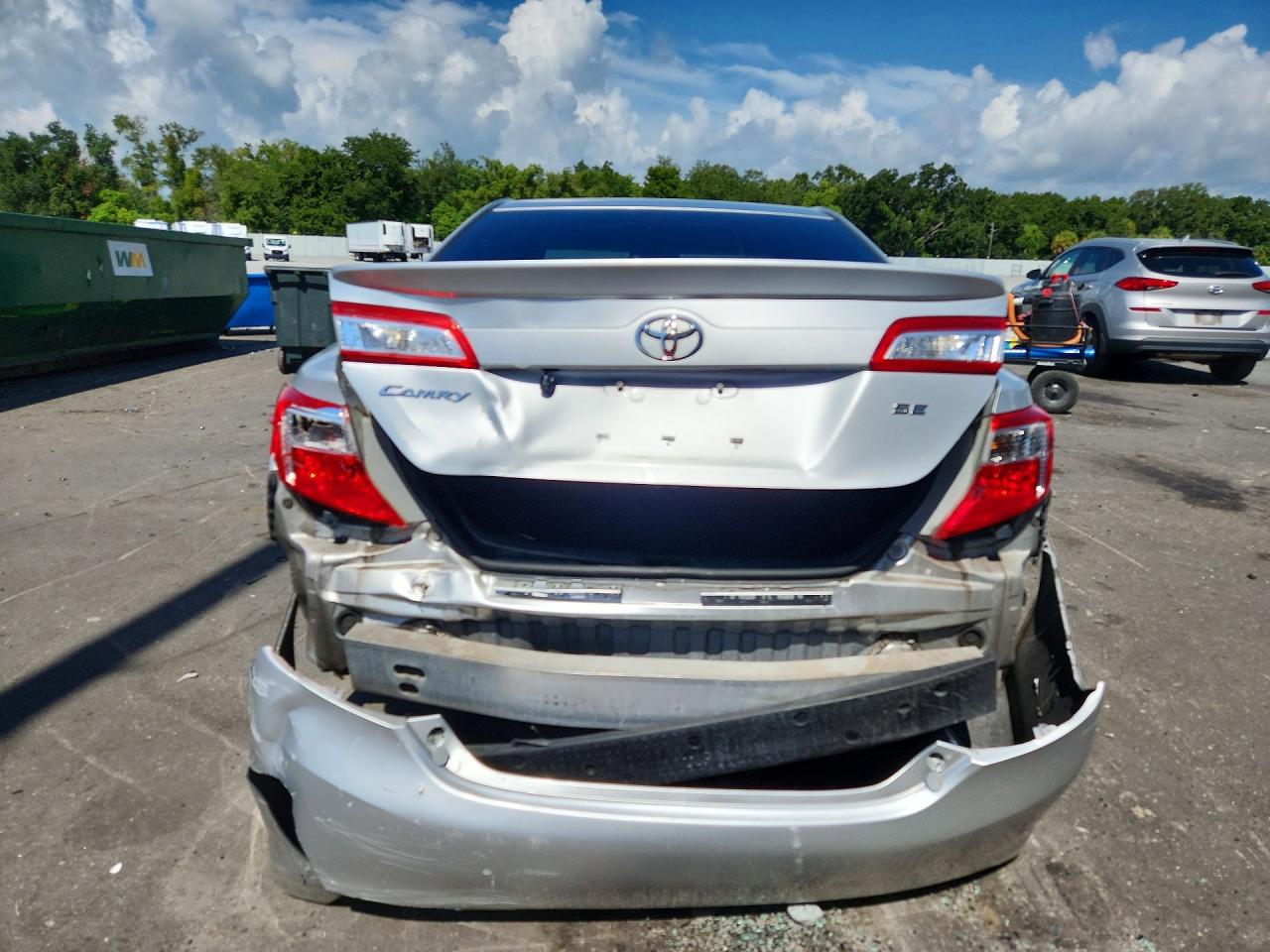 2014 Toyota Camry Se Серебряный vin: 4T1BF1FK8EU391805