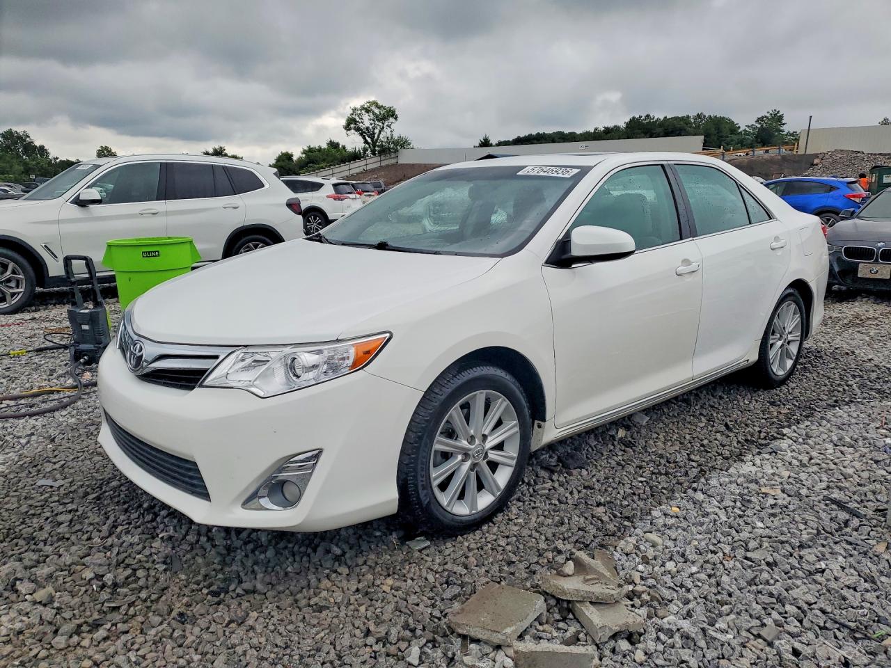2014 Toyota Camry Xle White vin: 4T1BF1FK8EU398799