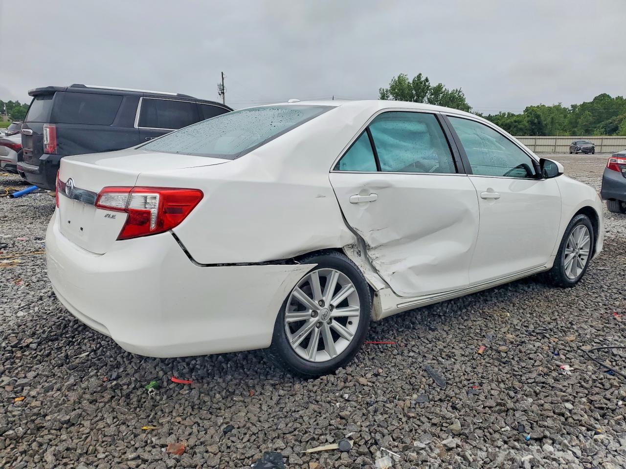 2014 Toyota Camry Xle White vin: 4T1BF1FK8EU398799