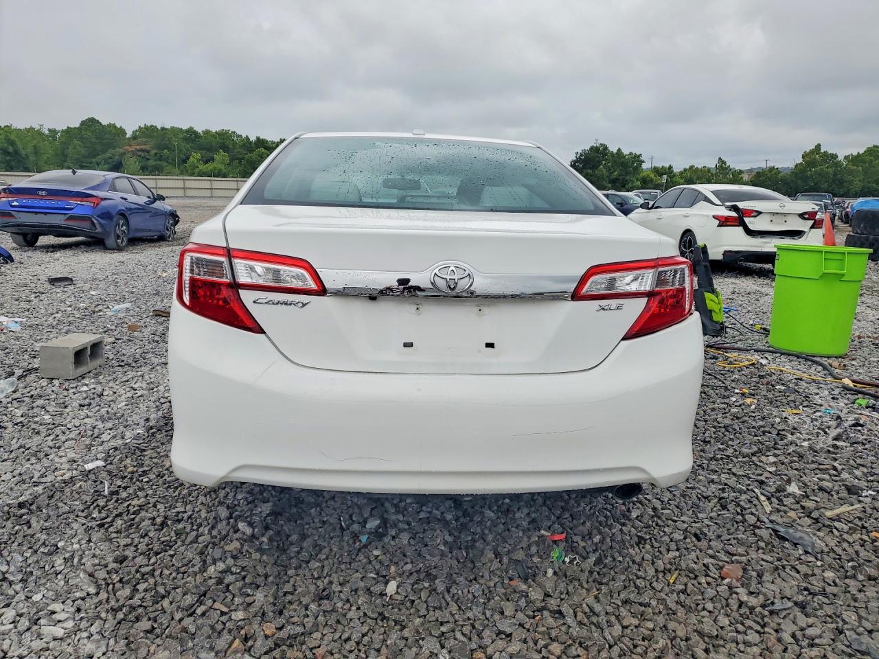 2014 Toyota Camry Xle White vin: 4T1BF1FK8EU398799