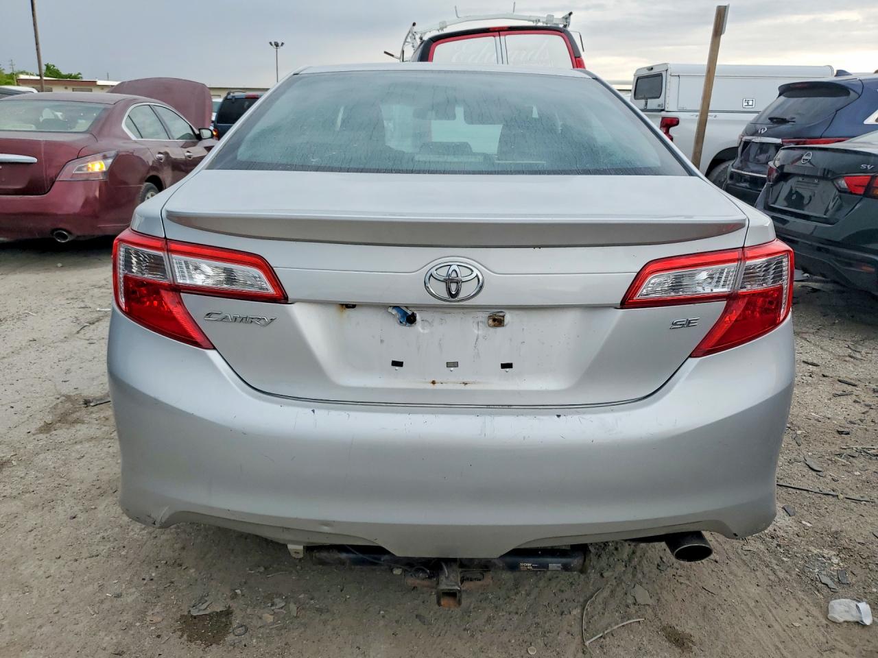 2014 Toyota Camry Se Silver vin: 4T1BF1FK8EU411745