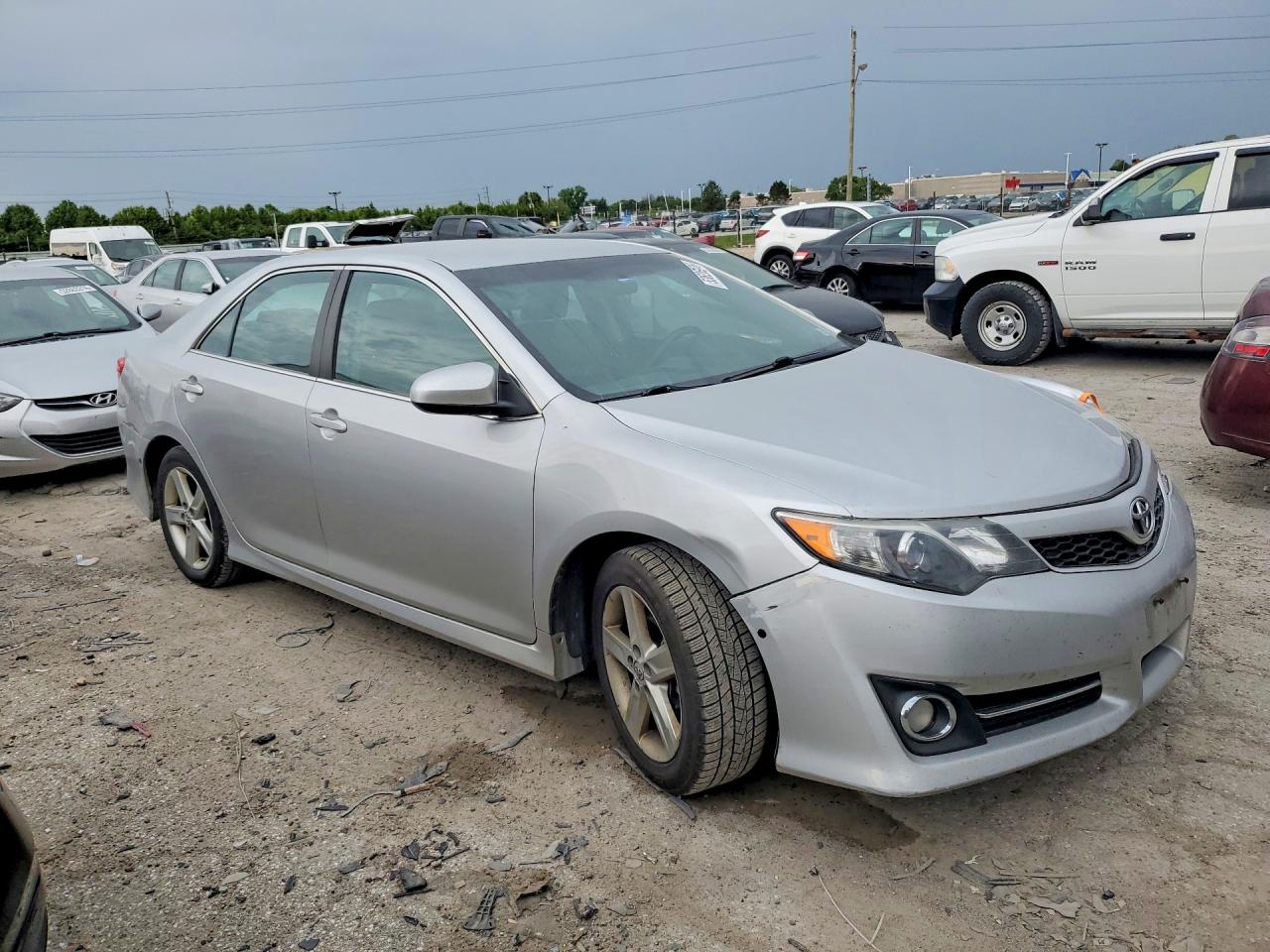 2014 Toyota Camry Se Silver vin: 4T1BF1FK8EU411745