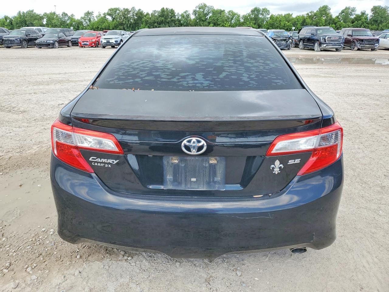 2014 Toyota Camry Se Black vin: 4T1BF1FK8EU413222
