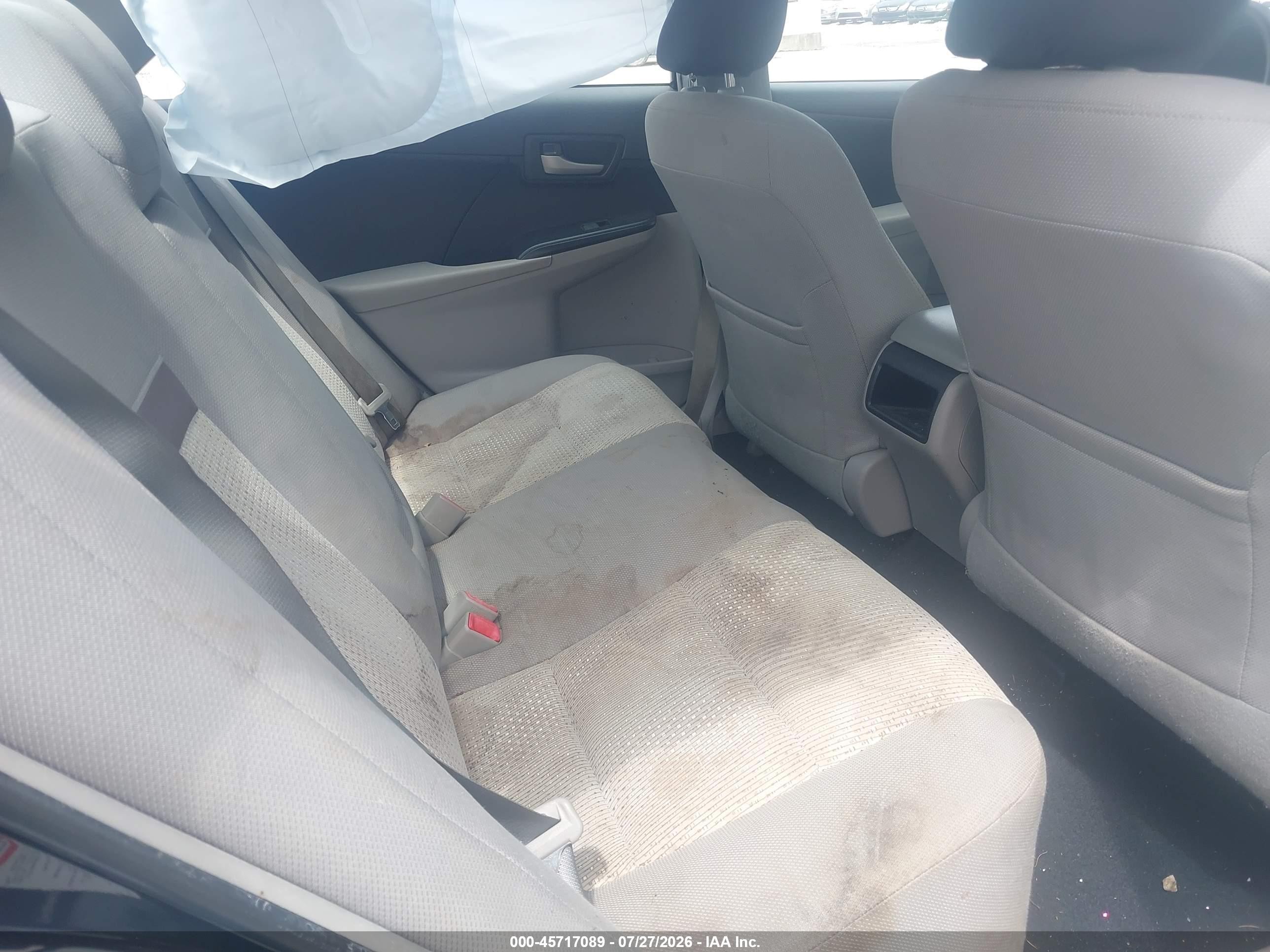 2014 Toyota Camry Le Черный vin: 4T1BF1FK8EU435706