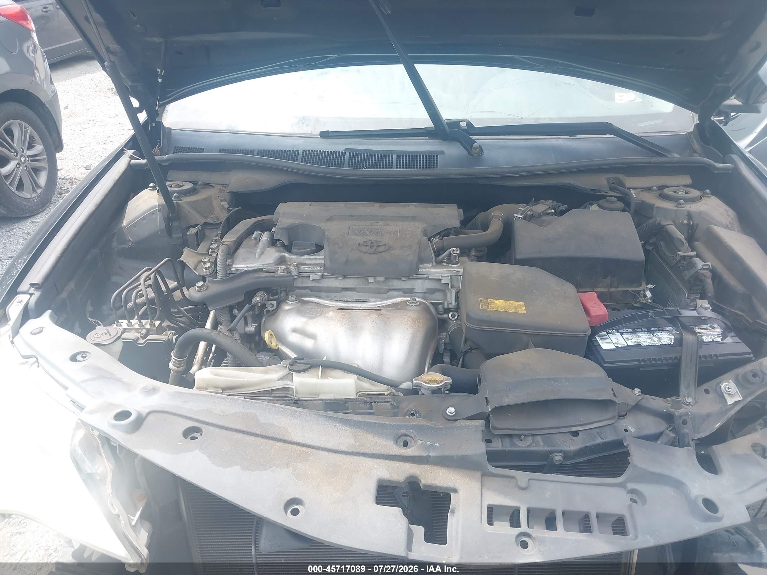 2014 Toyota Camry Le Черный vin: 4T1BF1FK8EU435706