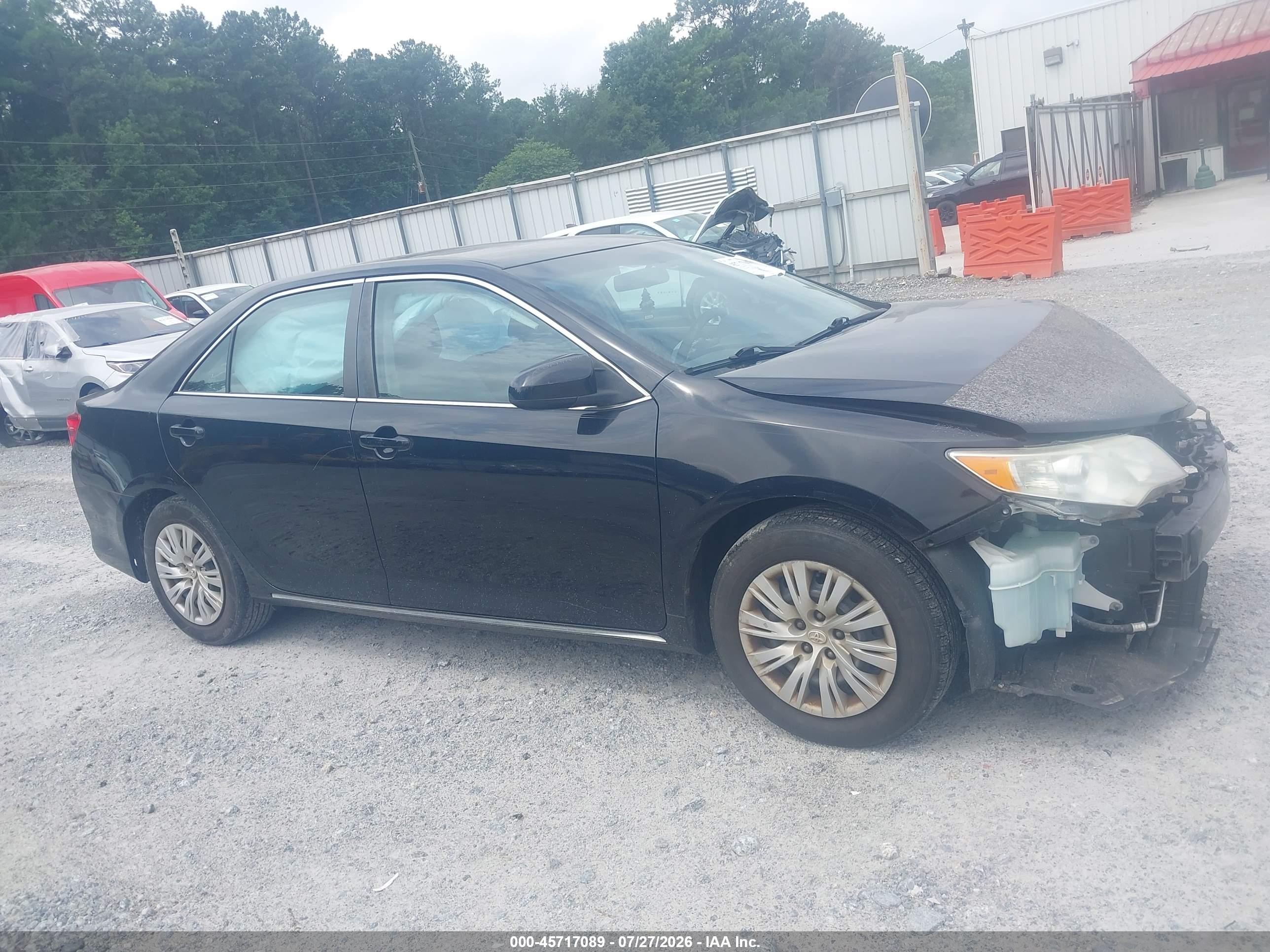 2014 Toyota Camry Le Черный vin: 4T1BF1FK8EU435706