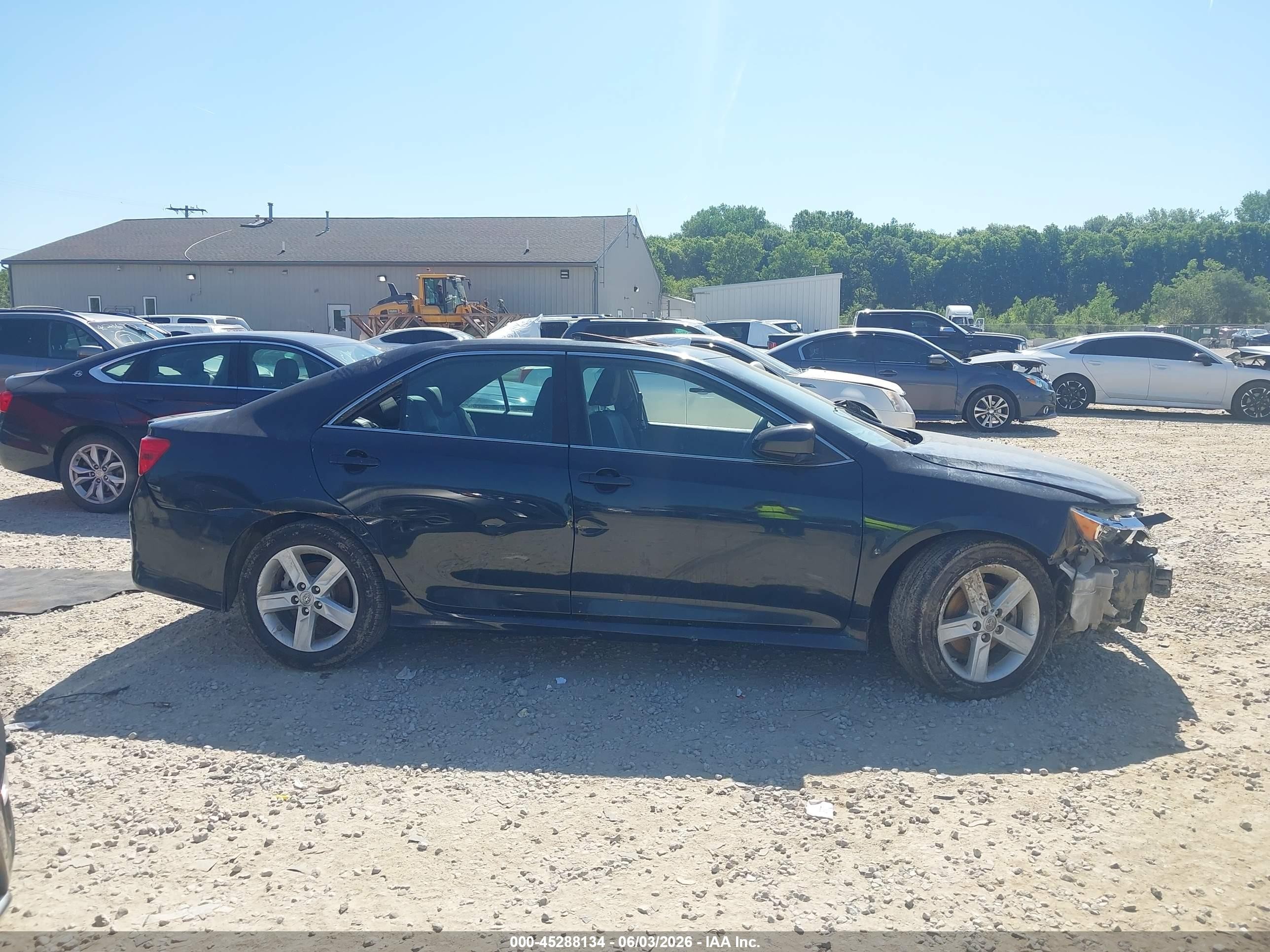 2014 Toyota Camry Se Синий vin: 4T1BF1FK8EU437178