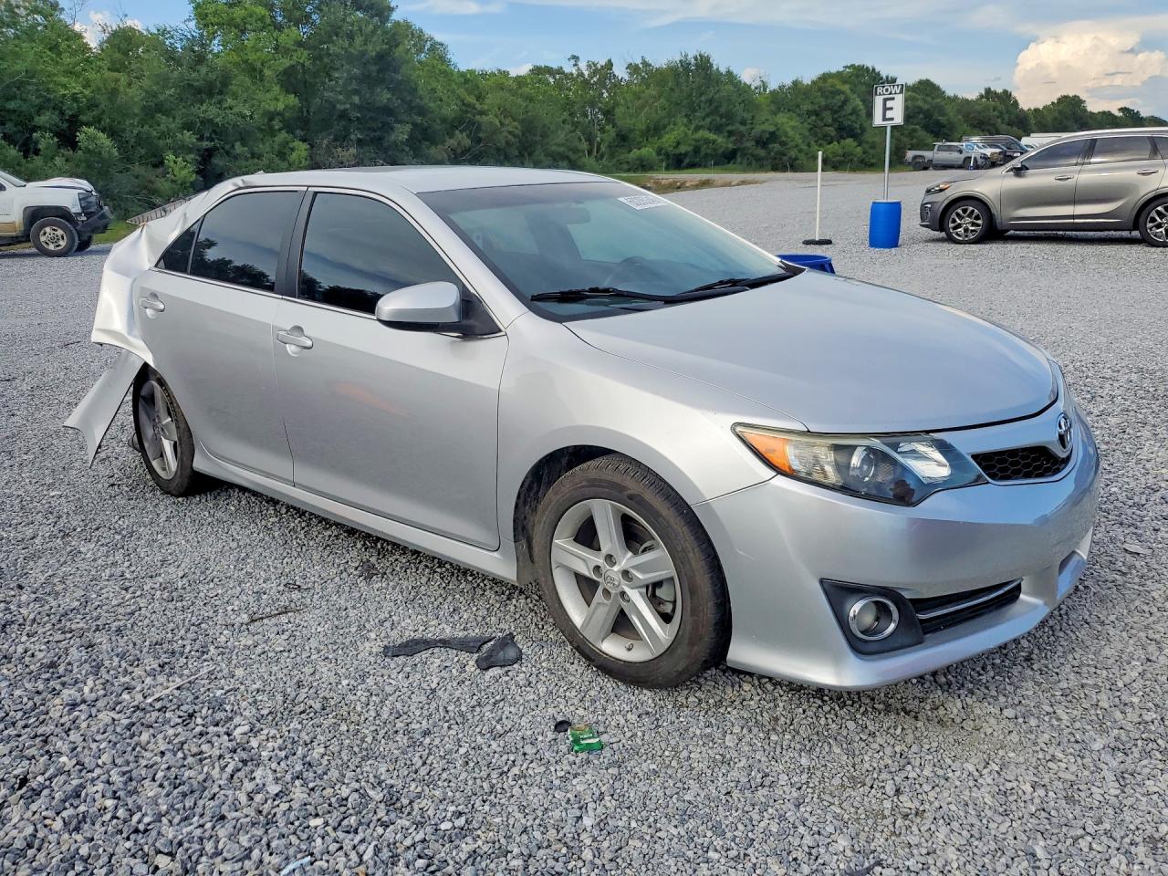 2014 Toyota Camry Se Silver vin: 4T1BF1FK8EU437634