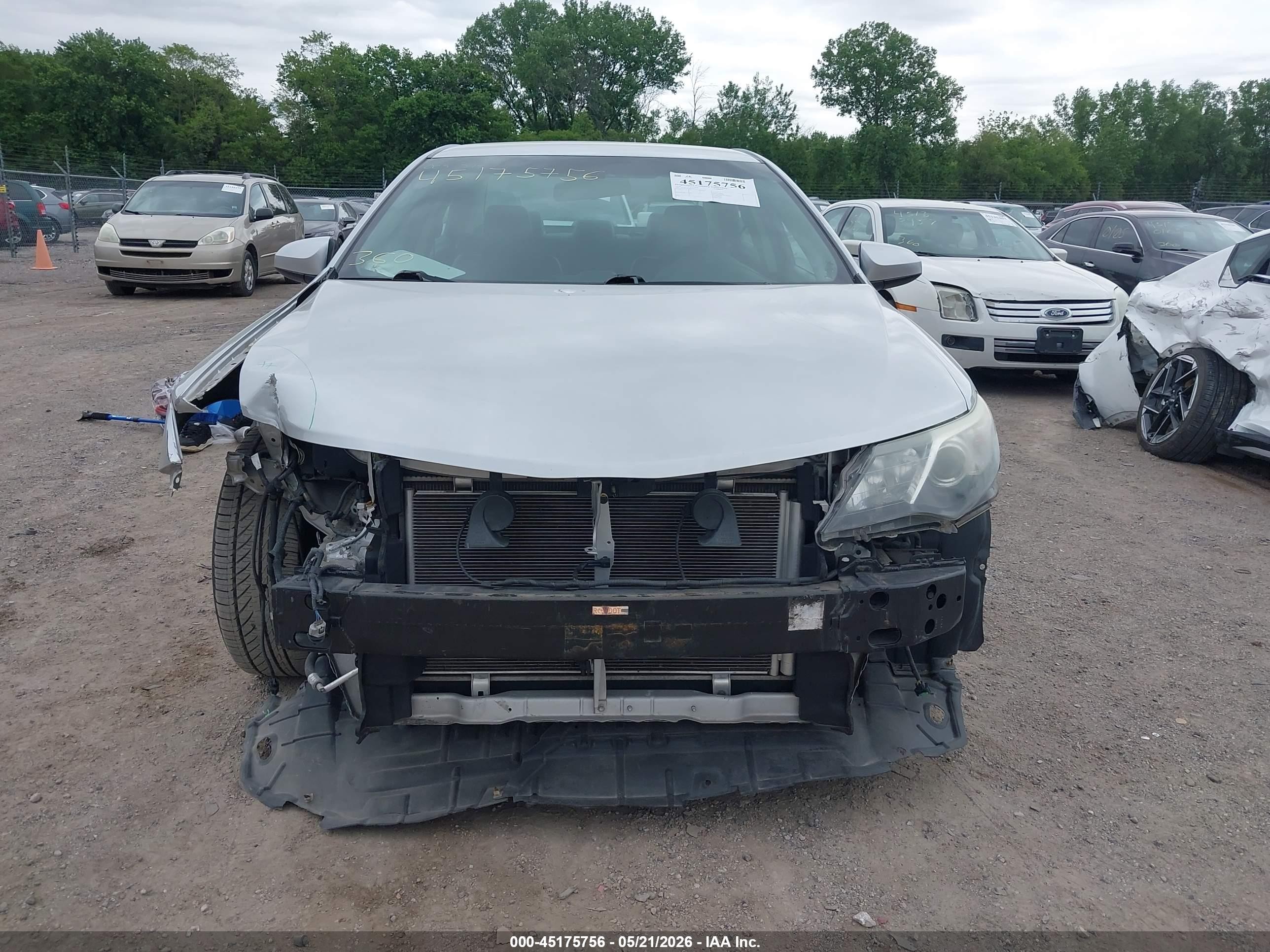 2014 Toyota Camry Se Silver vin: 4T1BF1FK8EU441201