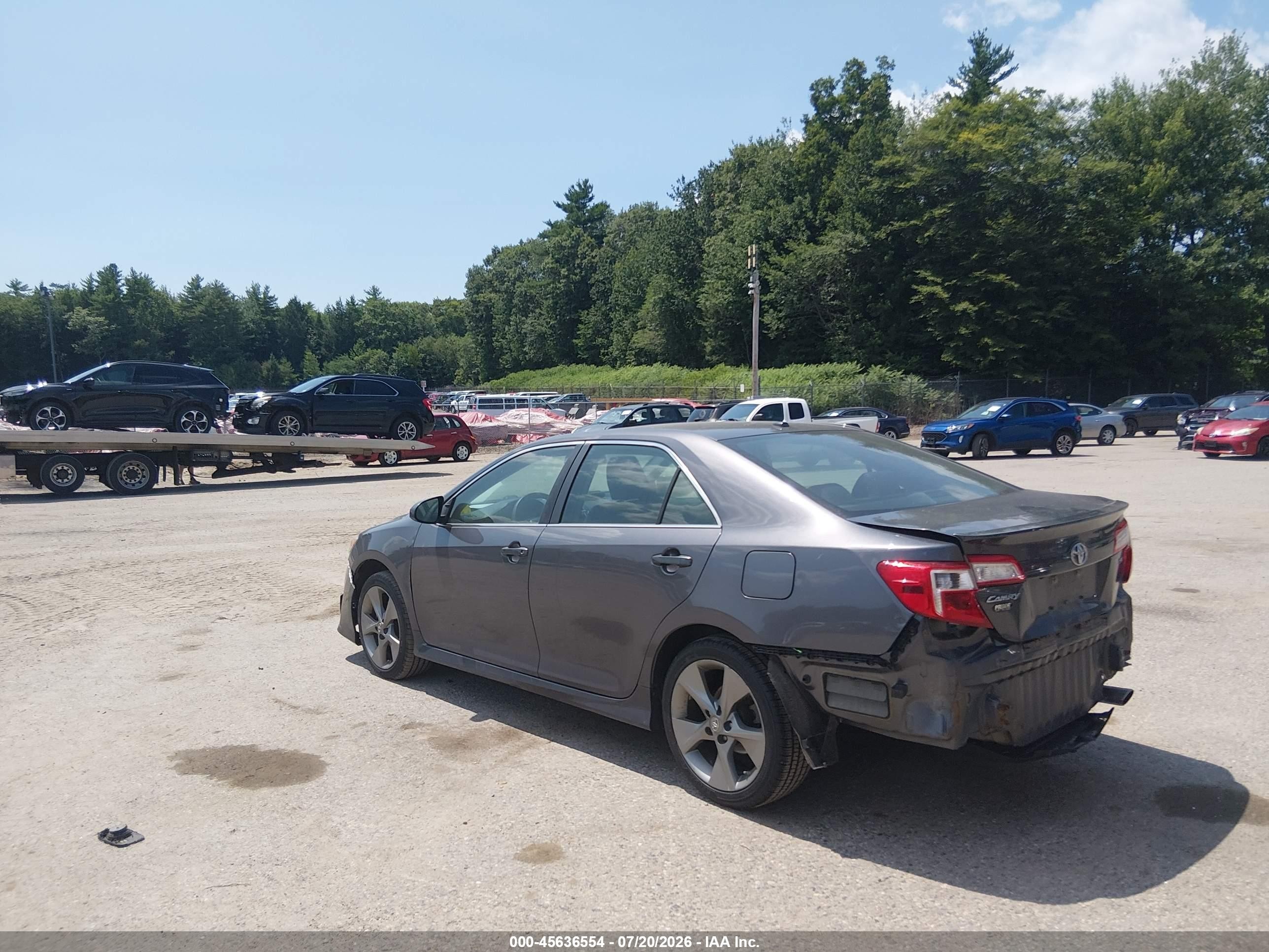 2014 Toyota Camry Se Sport Gray vin: 4T1BF1FK8EU442364