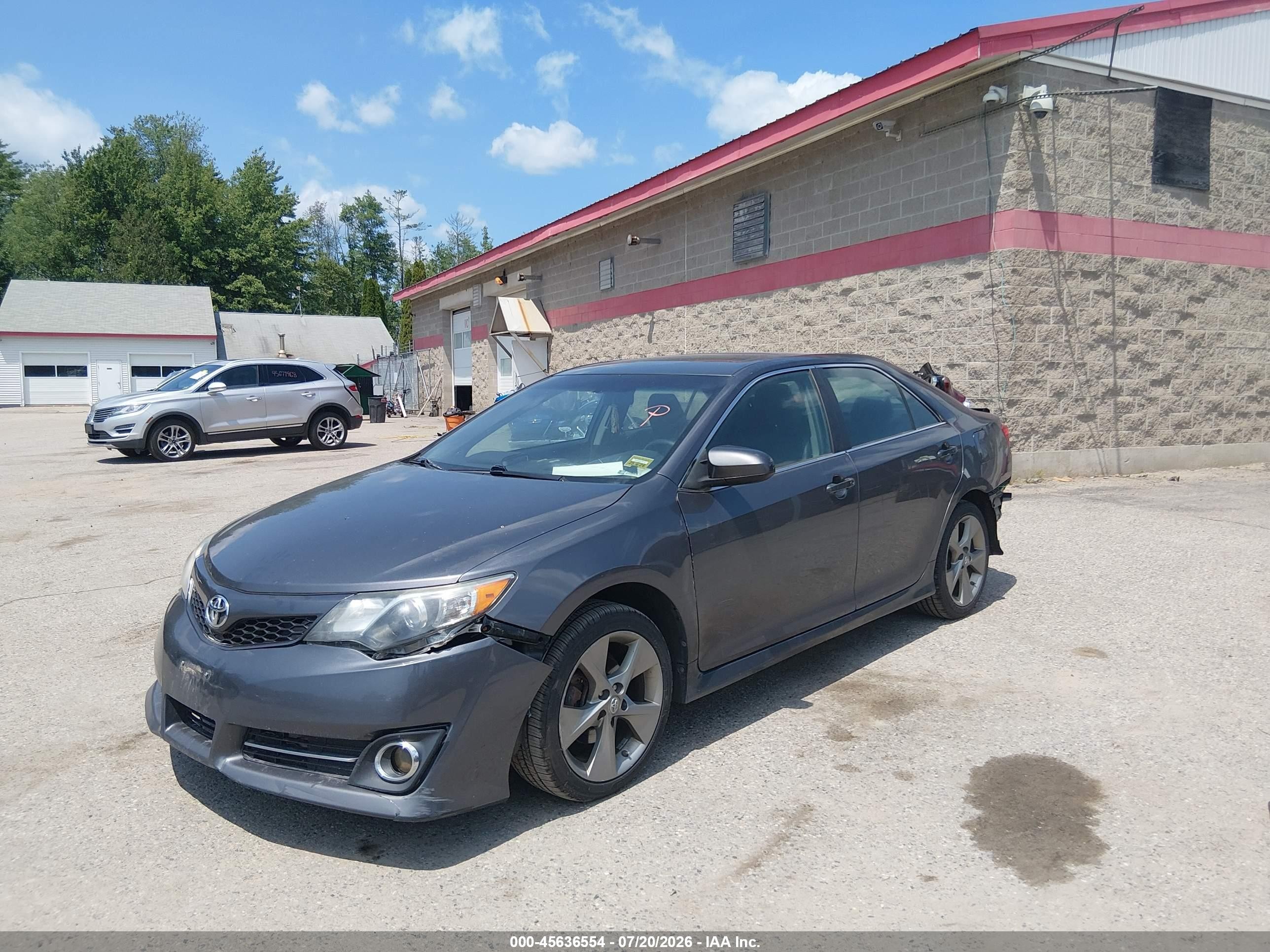 2014 Toyota Camry Se Sport Gray vin: 4T1BF1FK8EU442364