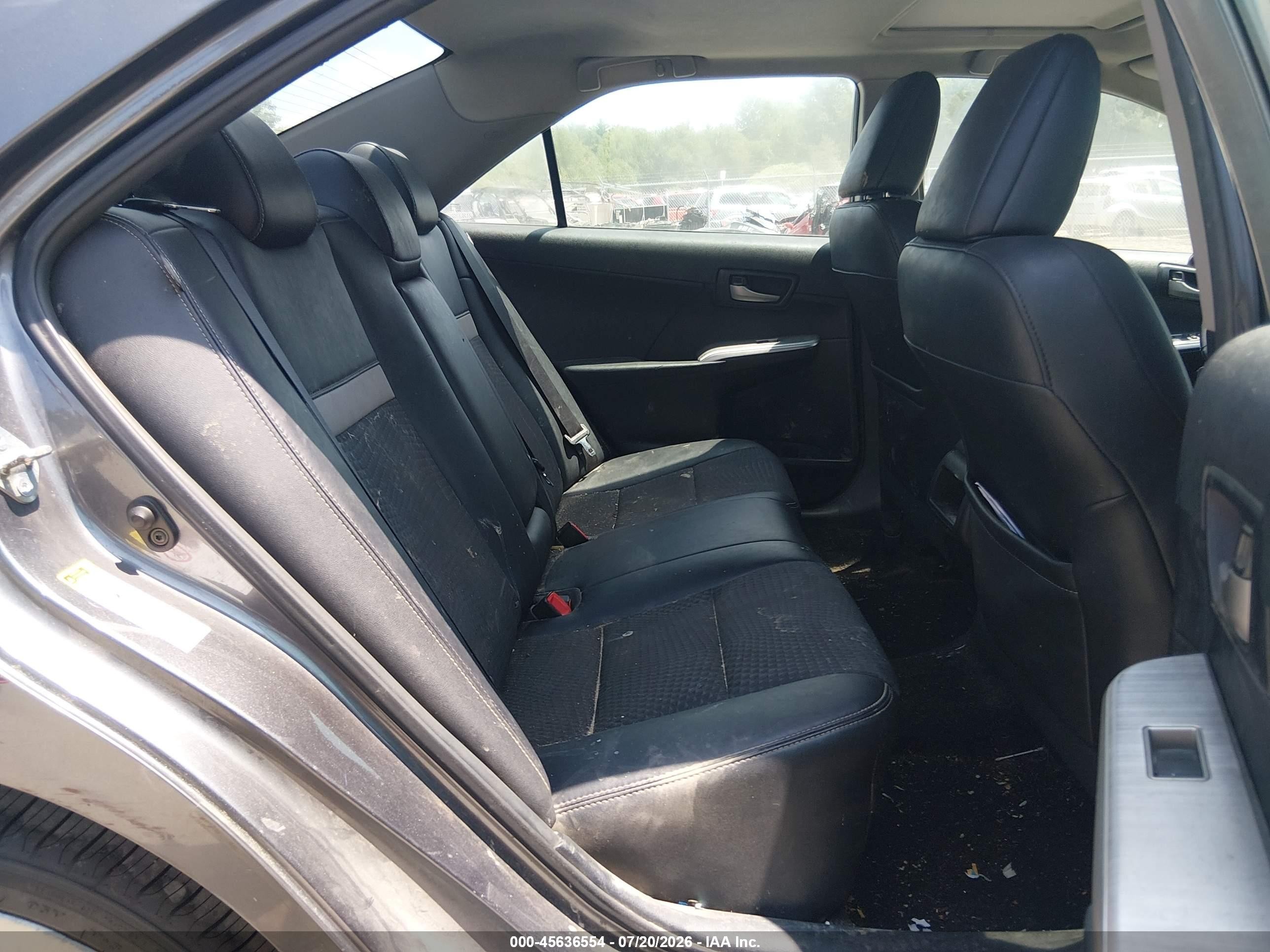 2014 Toyota Camry Se Sport Gray vin: 4T1BF1FK8EU442364