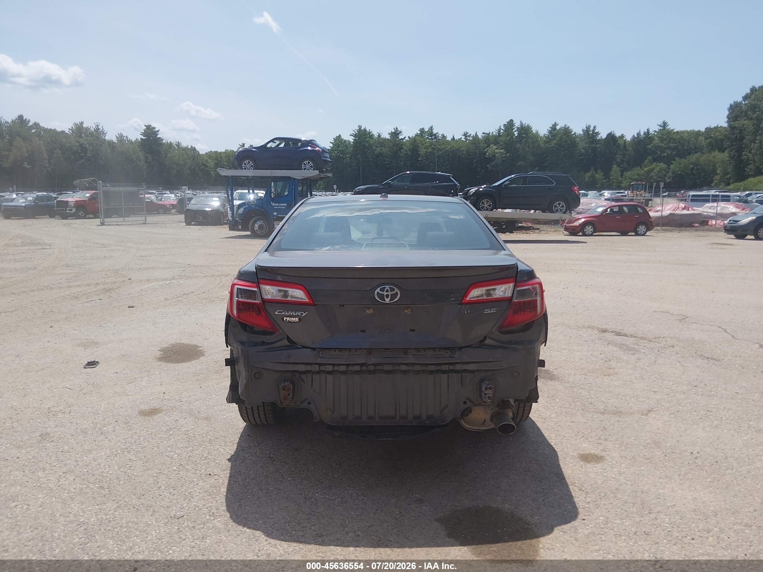 2014 Toyota Camry Se Sport Gray vin: 4T1BF1FK8EU442364