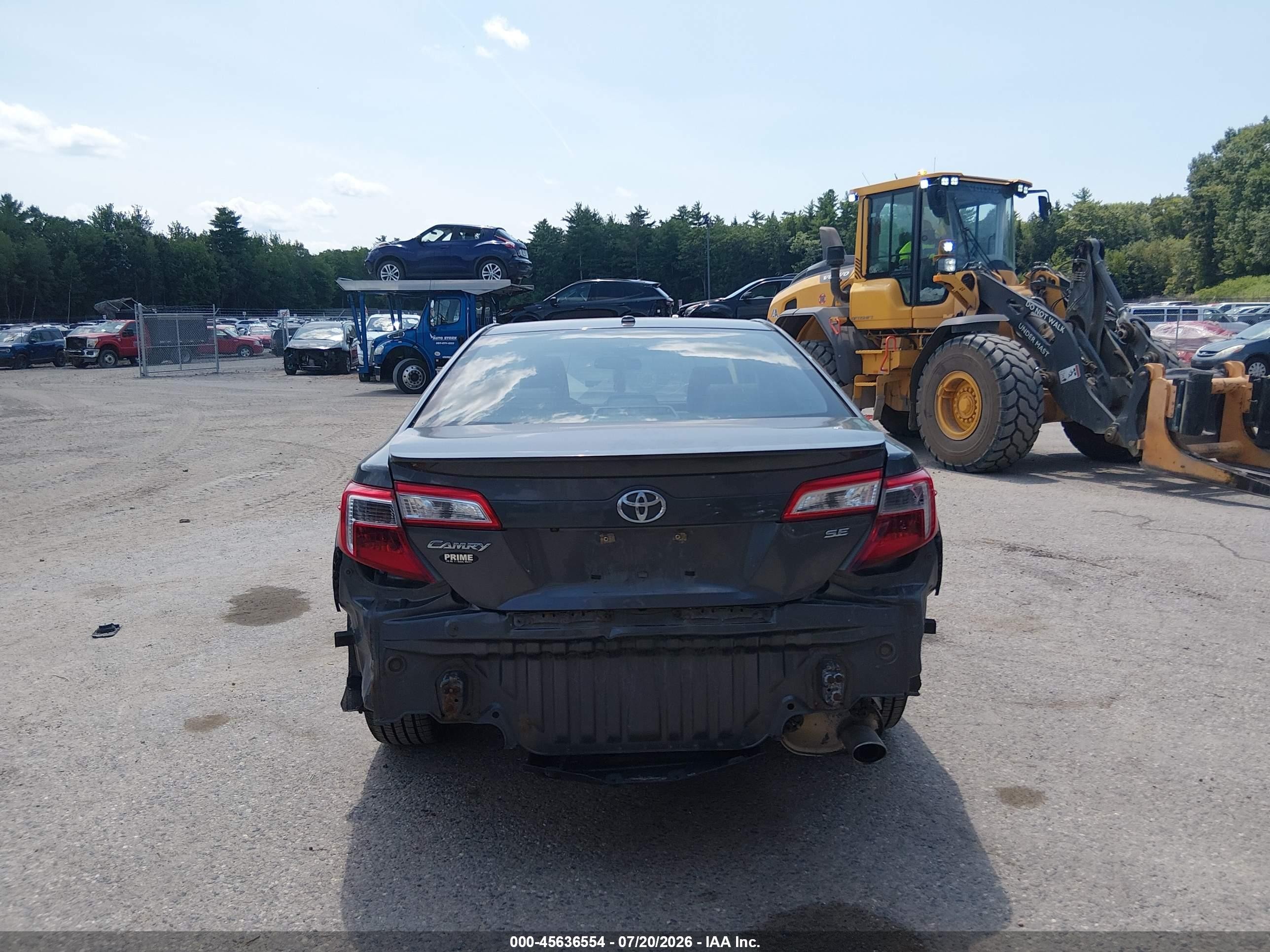 2014 Toyota Camry Se Sport Gray vin: 4T1BF1FK8EU442364
