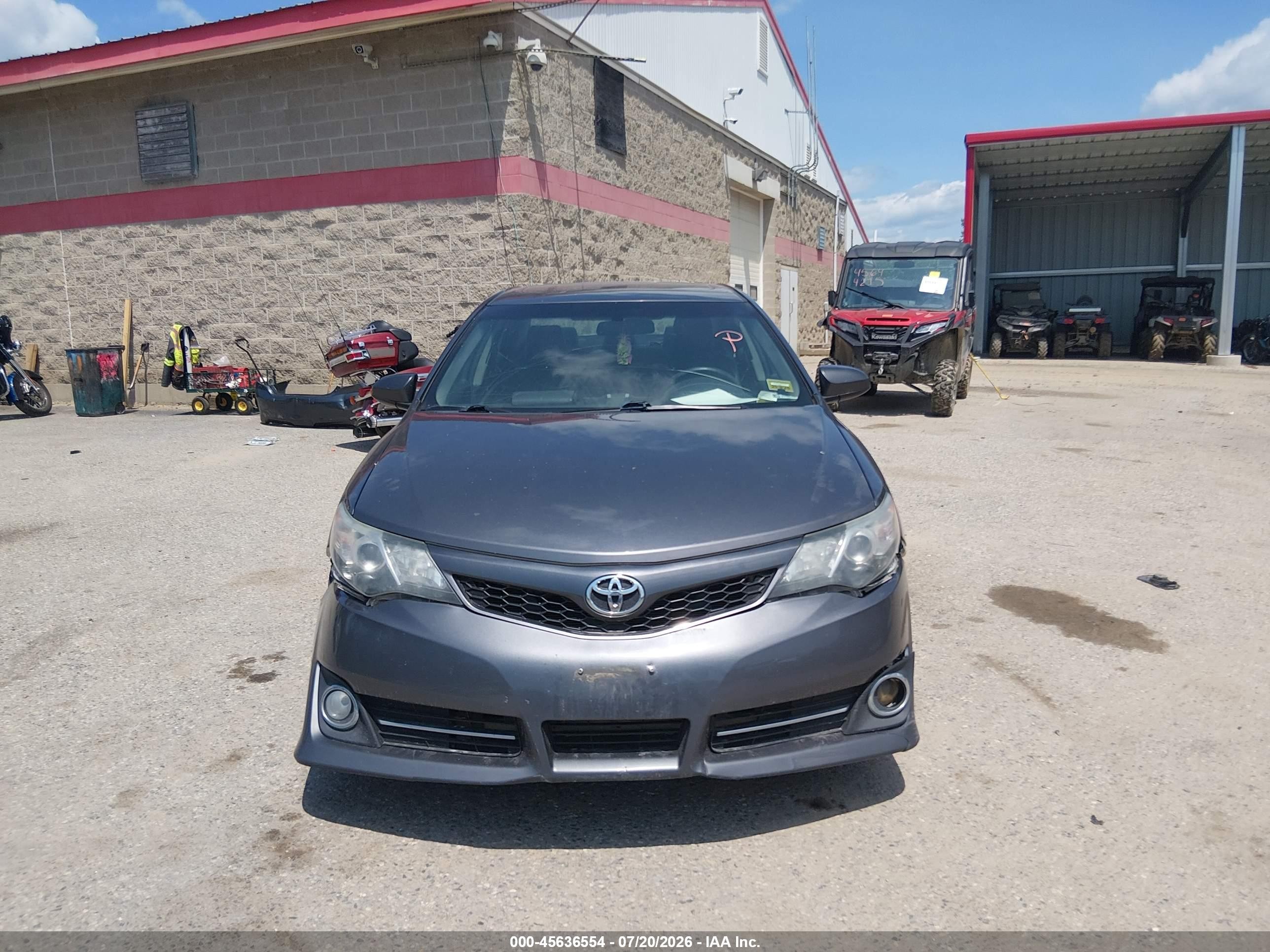 2014 Toyota Camry Se Sport Gray vin: 4T1BF1FK8EU442364