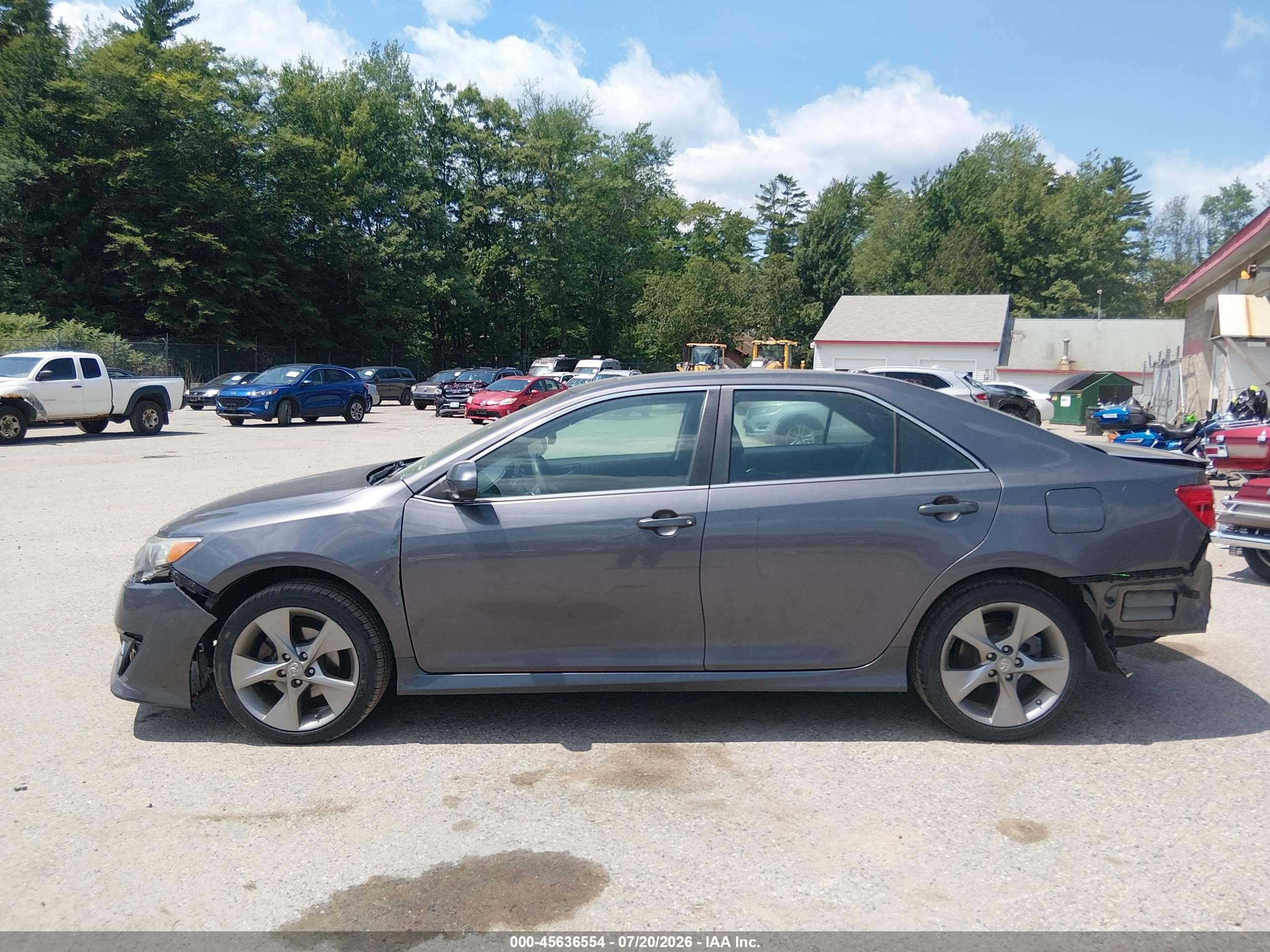 2014 Toyota Camry Se Sport Gray vin: 4T1BF1FK8EU442364