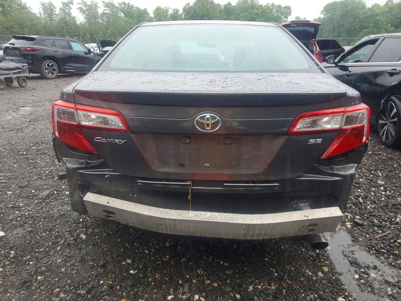 2014 Toyota Camry Se Sport Gray vin: 4T1BF1FK8EU726674