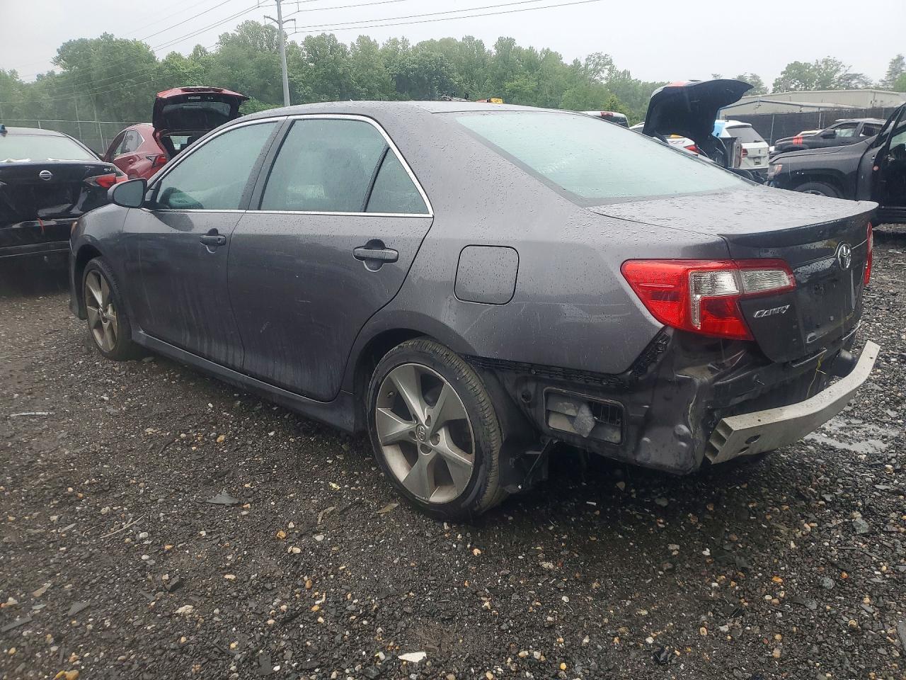 2014 Toyota Camry Se Sport Gray vin: 4T1BF1FK8EU726674