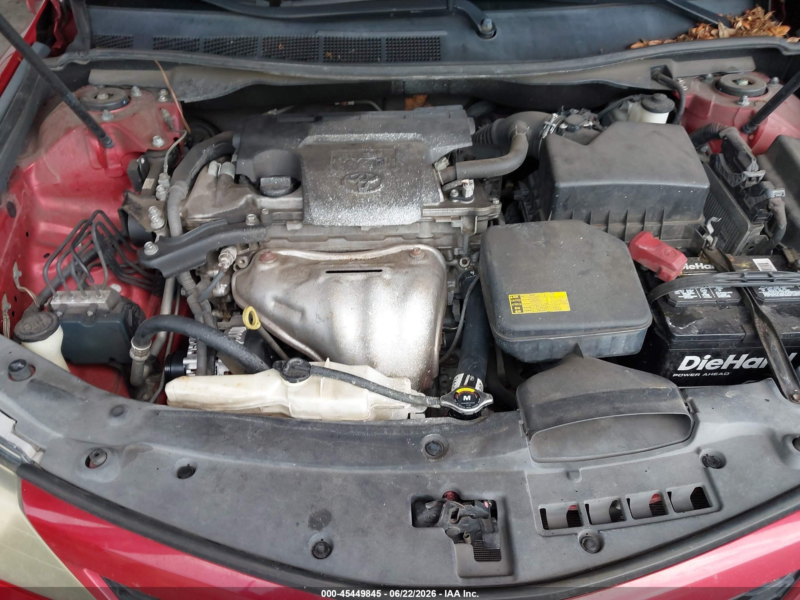 2014 Toyota Camry Se Red vin: 4T1BF1FK8EU737240
