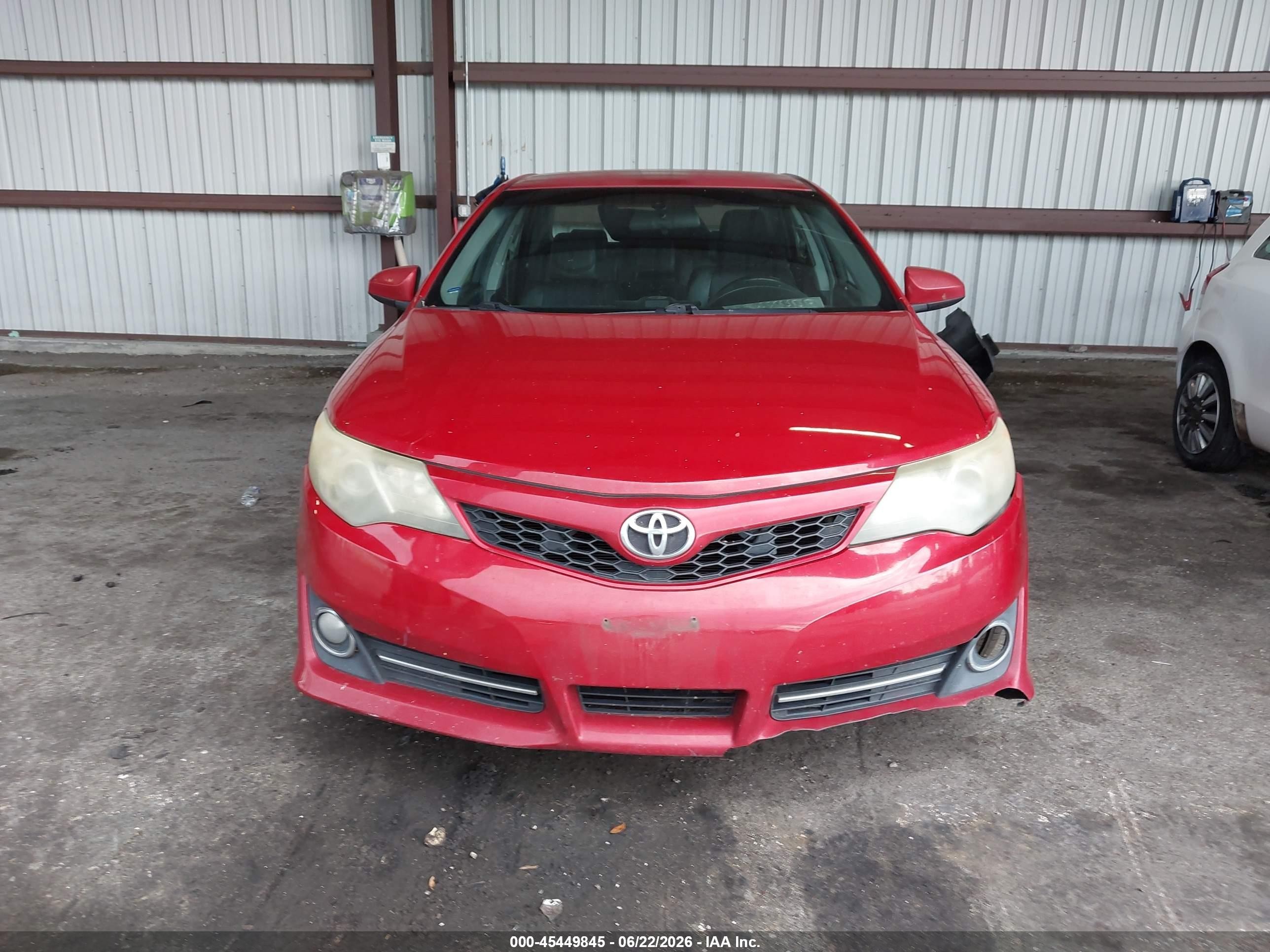 2014 Toyota Camry Se Red vin: 4T1BF1FK8EU737240