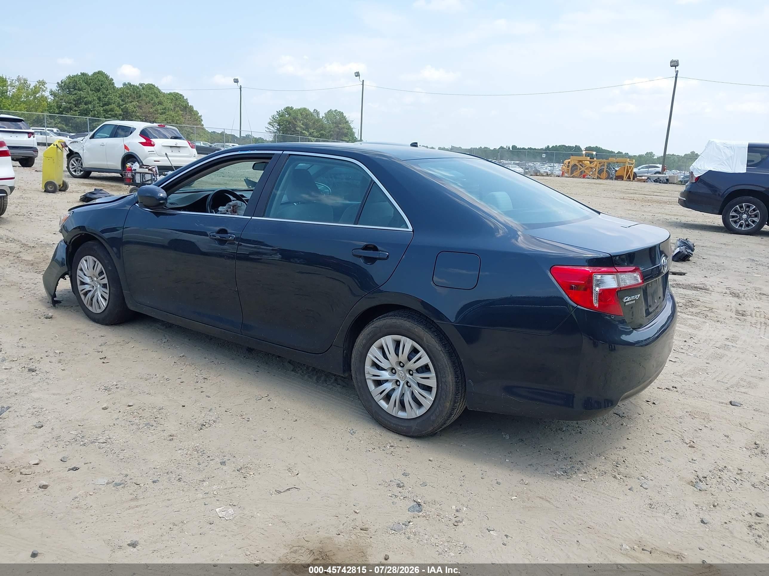 2014 Toyota Camry L Черный vin: 4T1BF1FK8EU742406