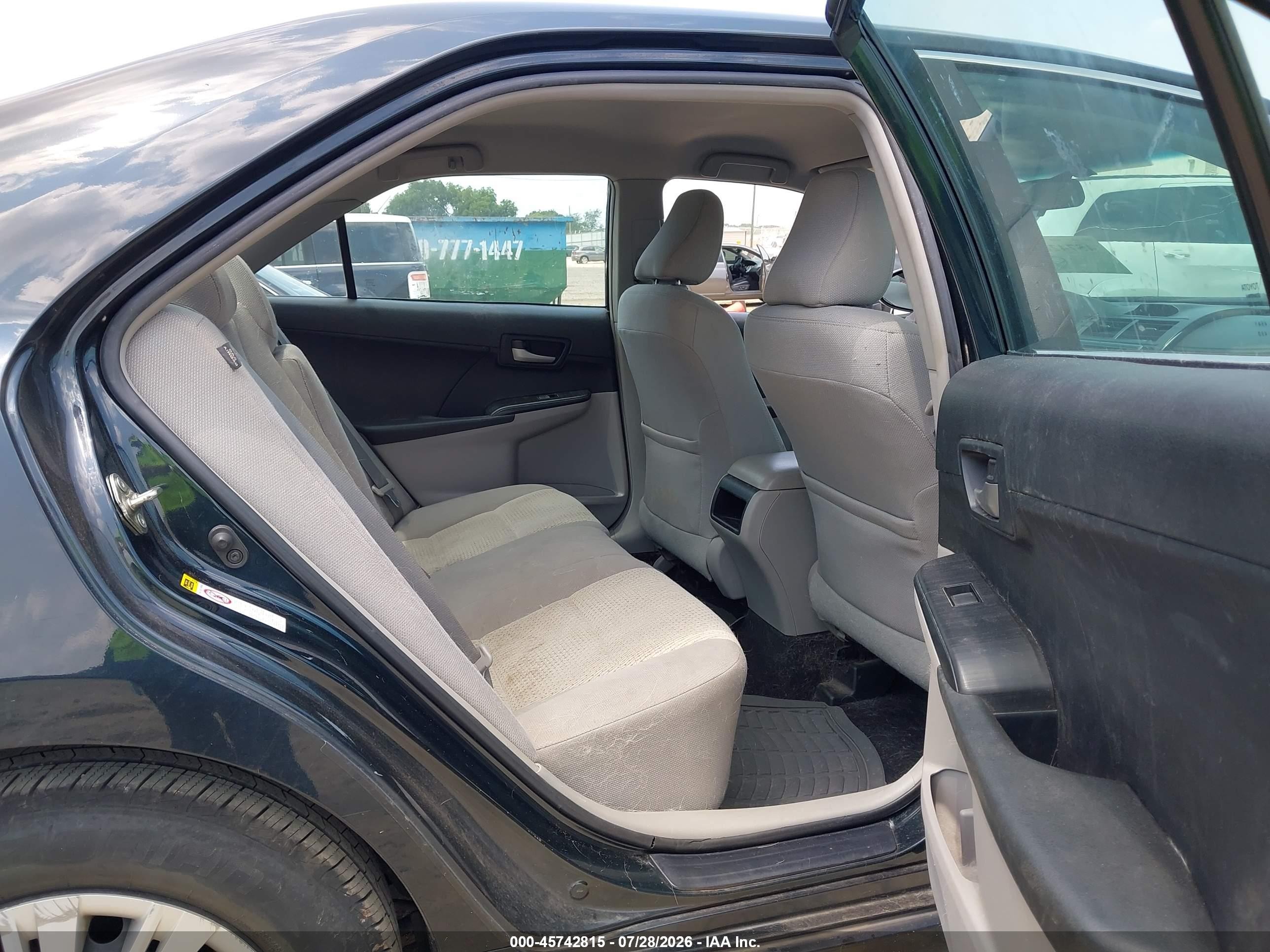 2014 Toyota Camry L Черный vin: 4T1BF1FK8EU742406