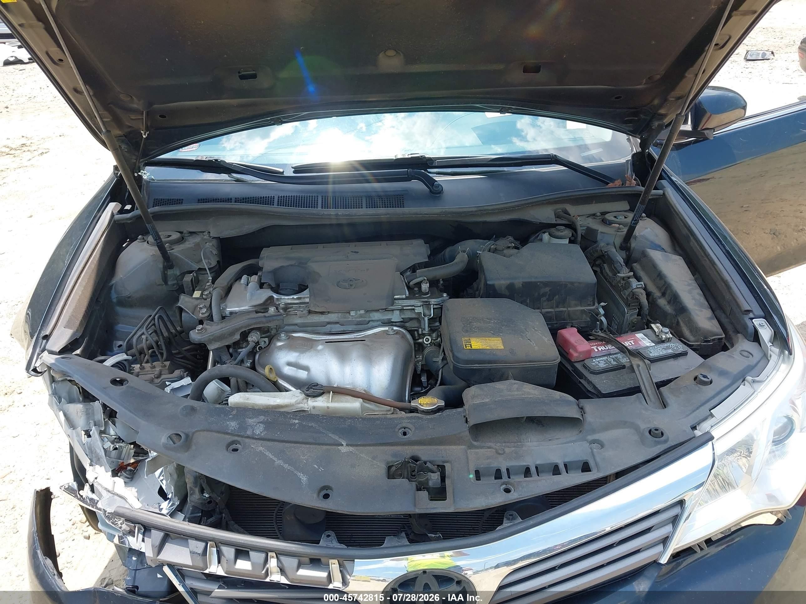 2014 Toyota Camry L Черный vin: 4T1BF1FK8EU742406