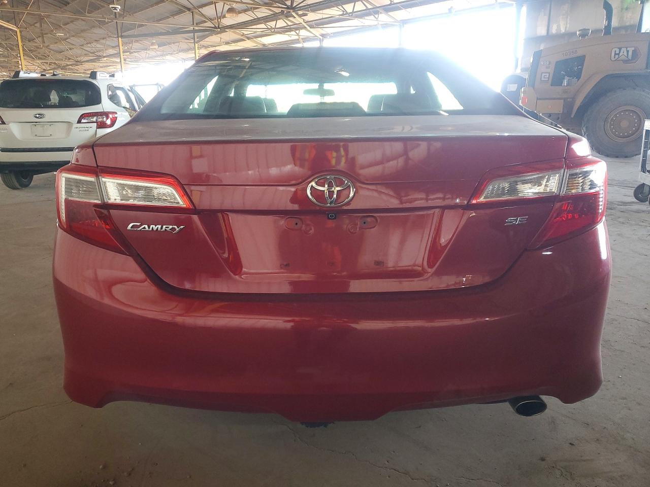 2014 Toyota Camry Se Red vin: 4T1BF1FK8EU743362