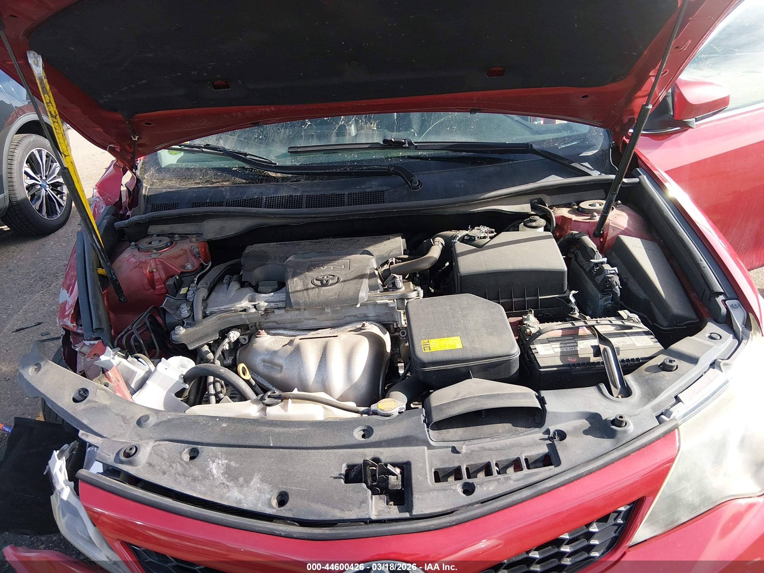 2014 Toyota Camry Se Red vin: 4T1BF1FK8EU746858