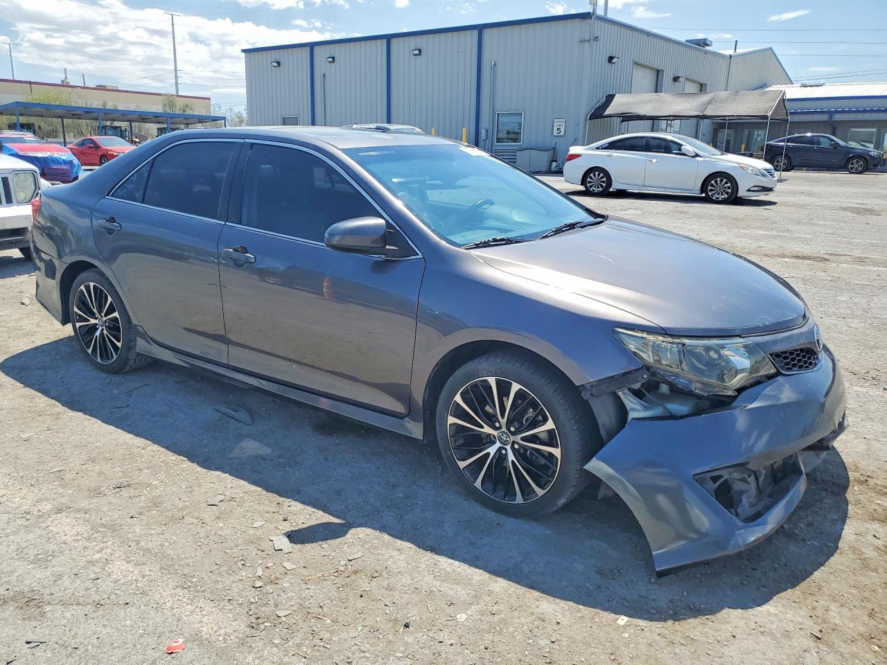 2014 Toyota Camry Se Gray vin: 4T1BF1FK8EU750196