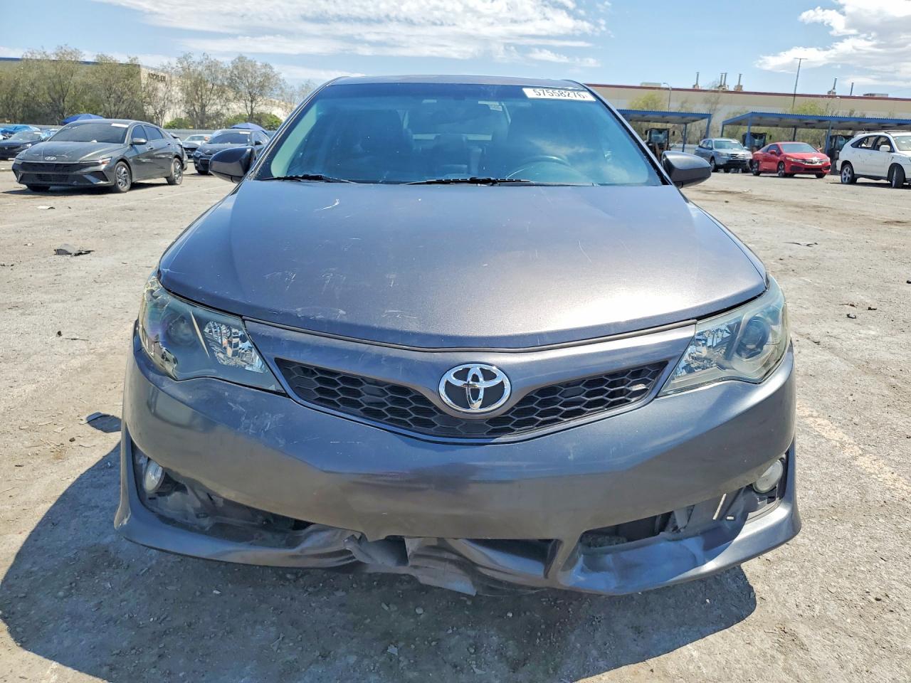 2014 Toyota Camry Se Gray vin: 4T1BF1FK8EU750196