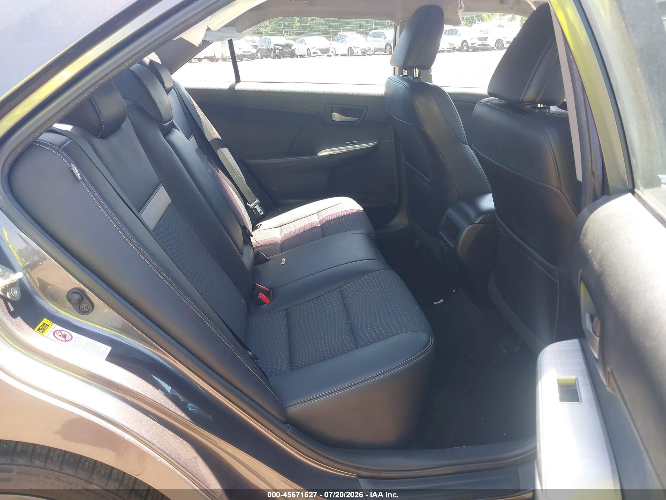 2014 Toyota Camry Se Sport Gray vin: 4T1BF1FK8EU759013