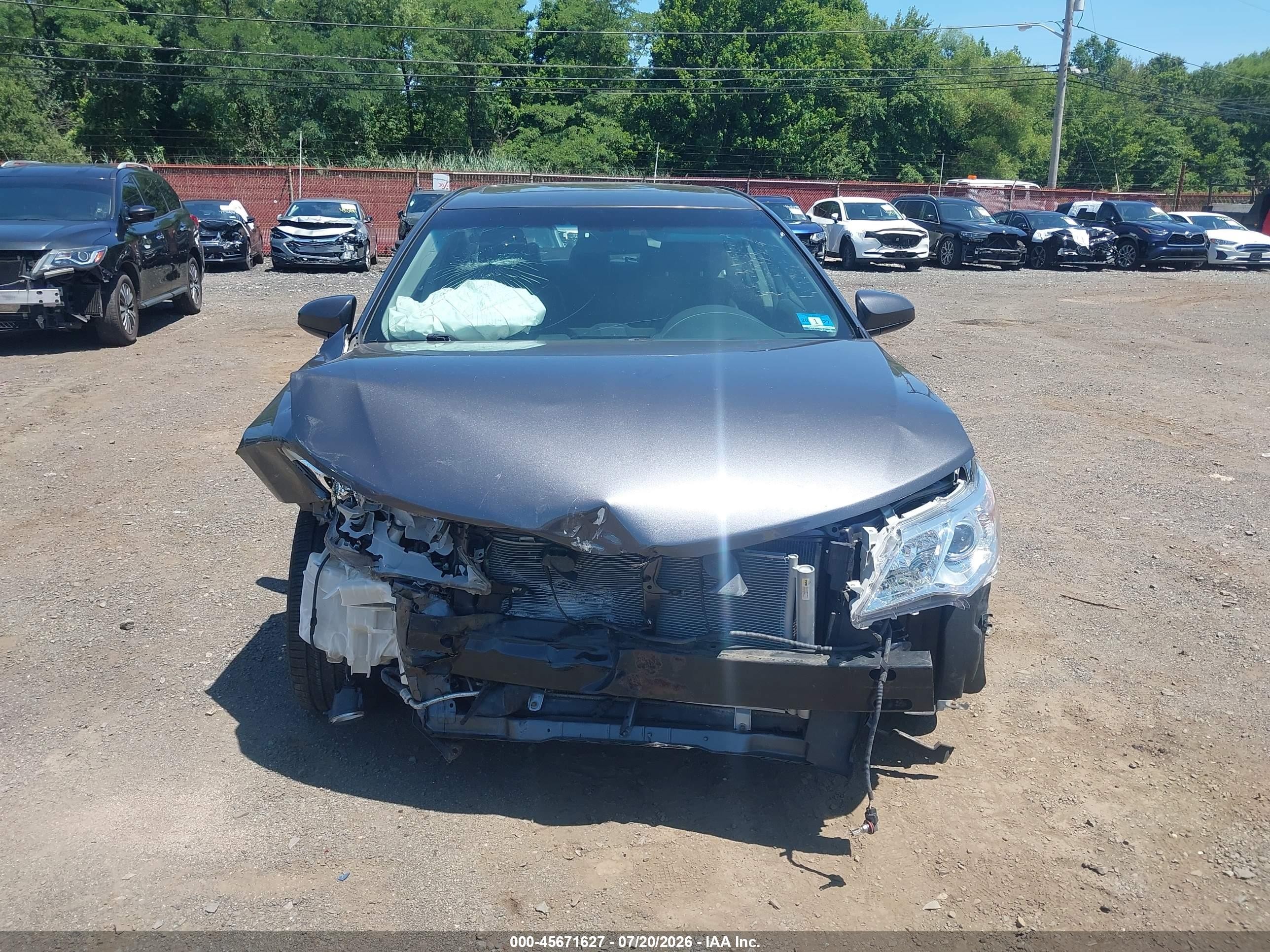 2014 Toyota Camry Se Sport Gray vin: 4T1BF1FK8EU759013
