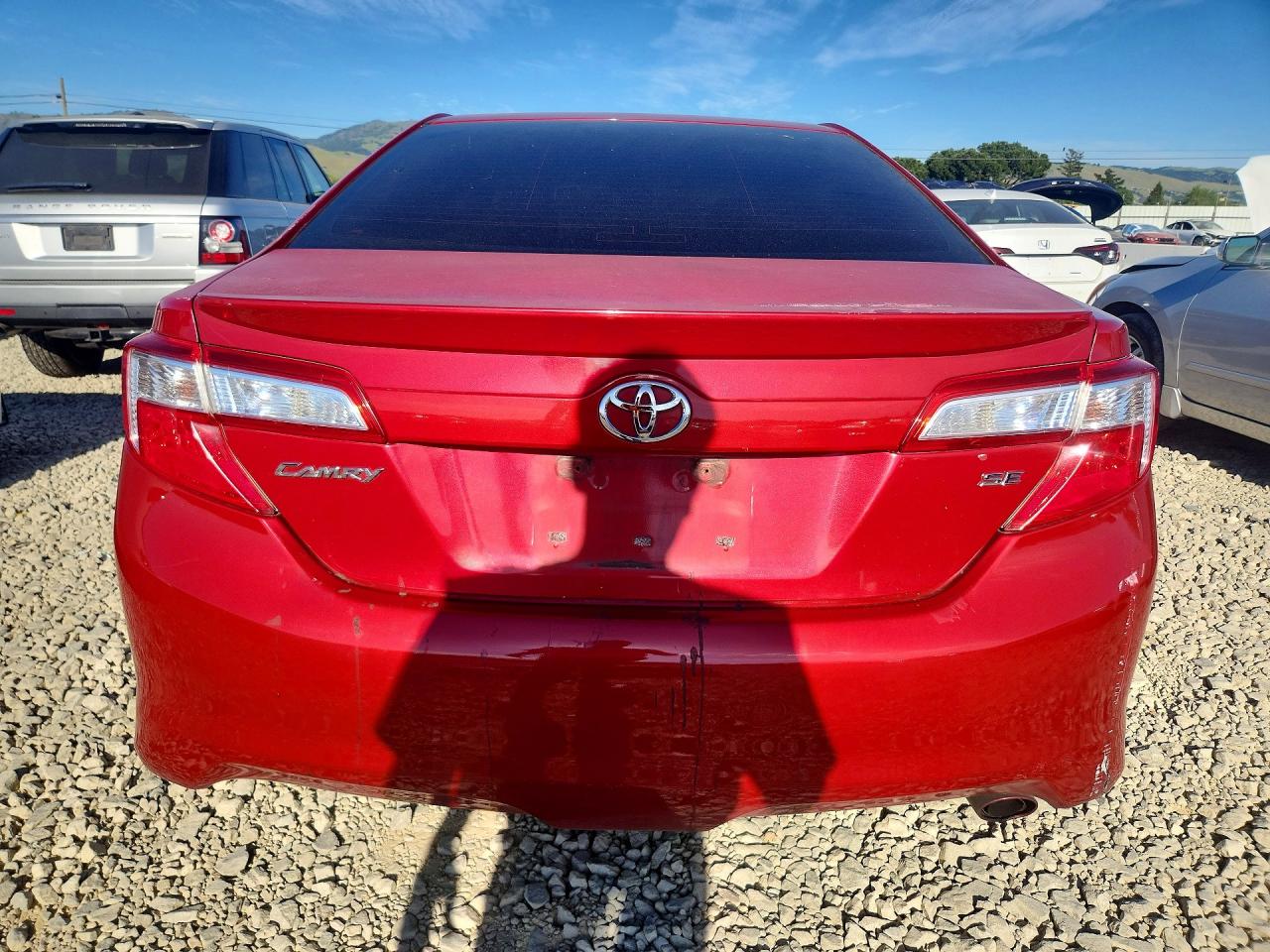 2014 Toyota Camry Se Красный vin: 4T1BF1FK8EU770612