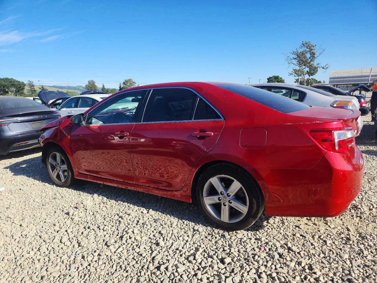 2014 Toyota Camry Se Красный vin: 4T1BF1FK8EU770612
