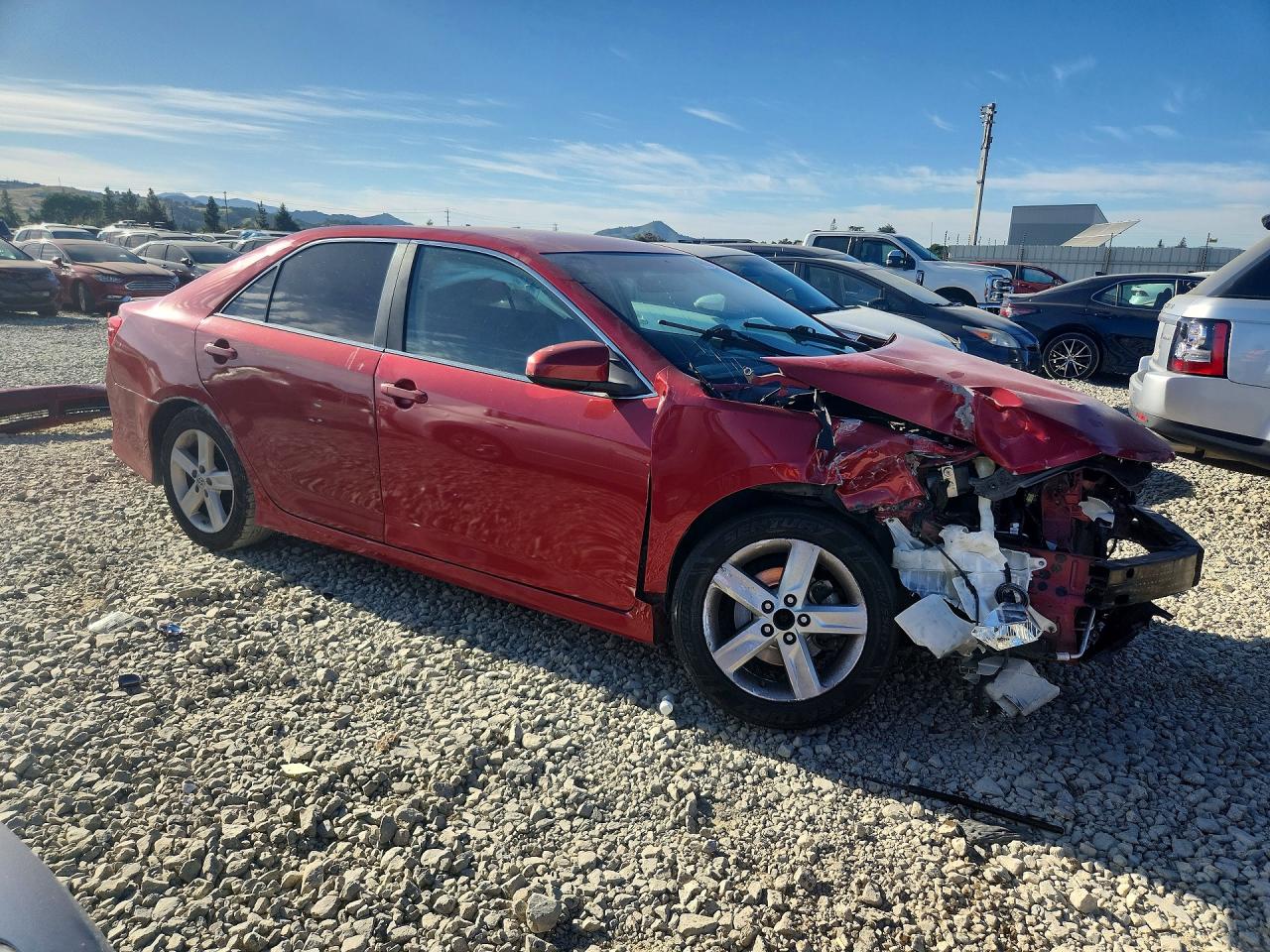 2014 Toyota Camry Se Красный vin: 4T1BF1FK8EU770612