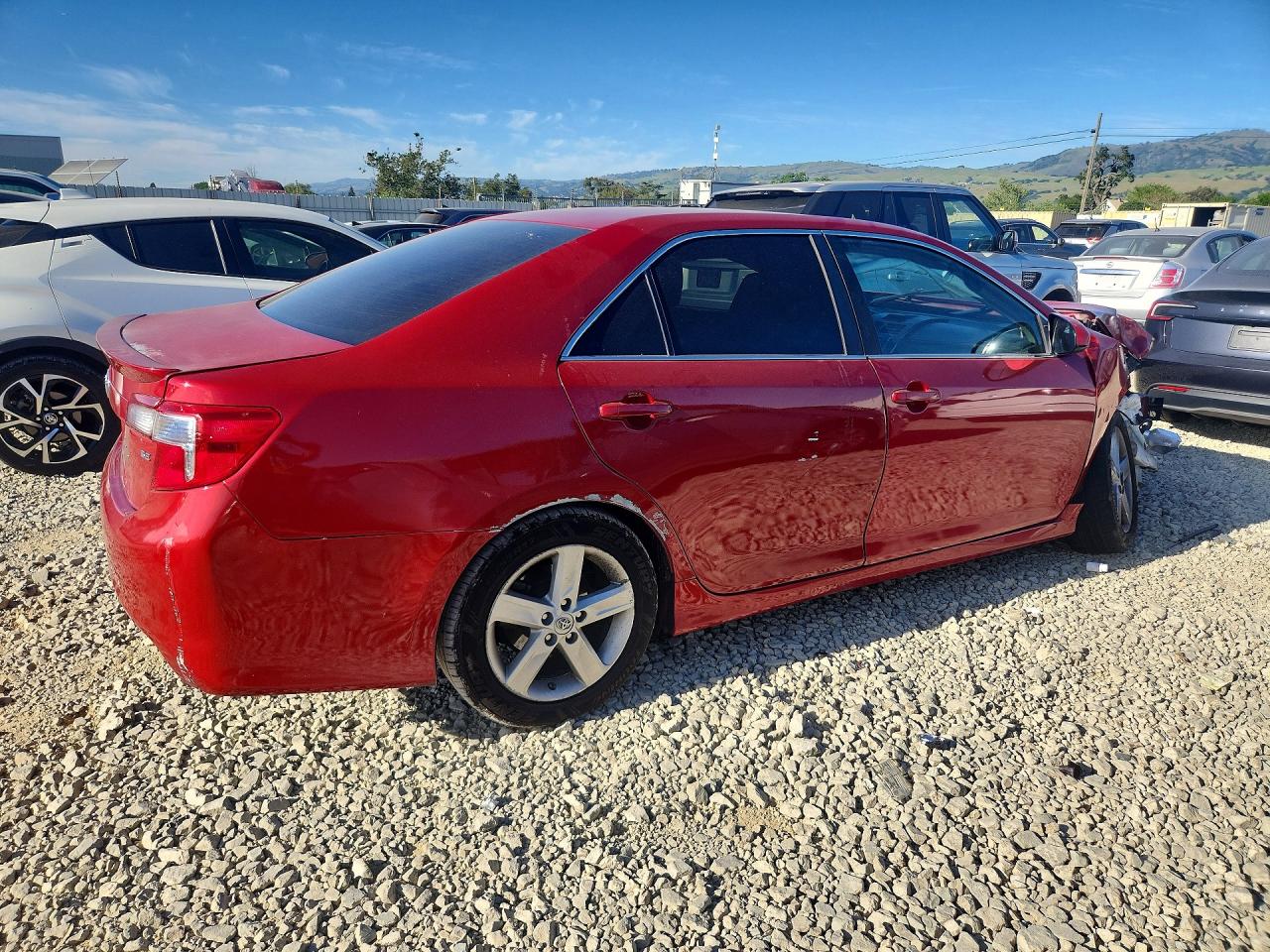 2014 Toyota Camry Se Красный vin: 4T1BF1FK8EU770612